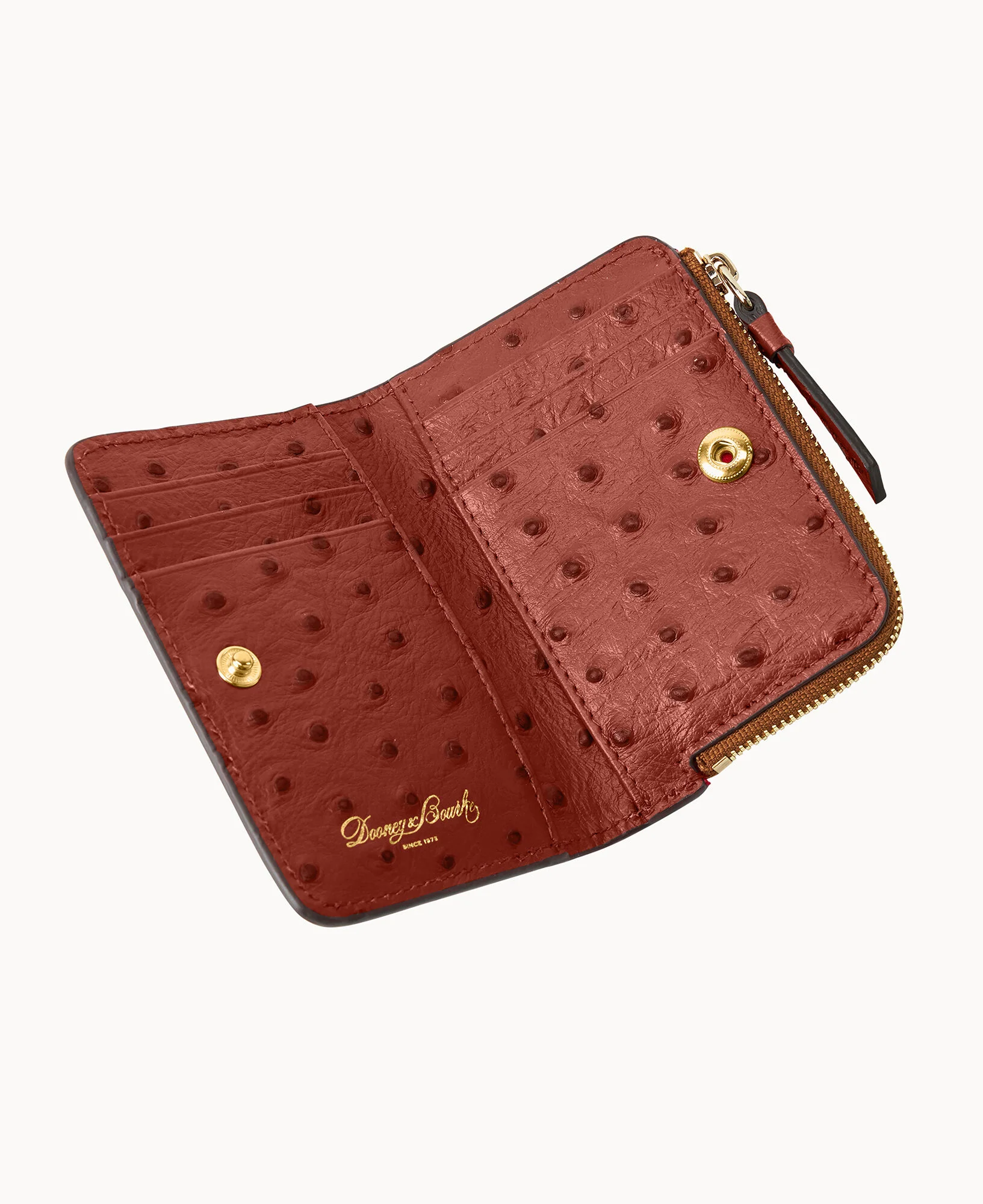 Ostrich Zip Credit Card Wallet 12 - Image 24