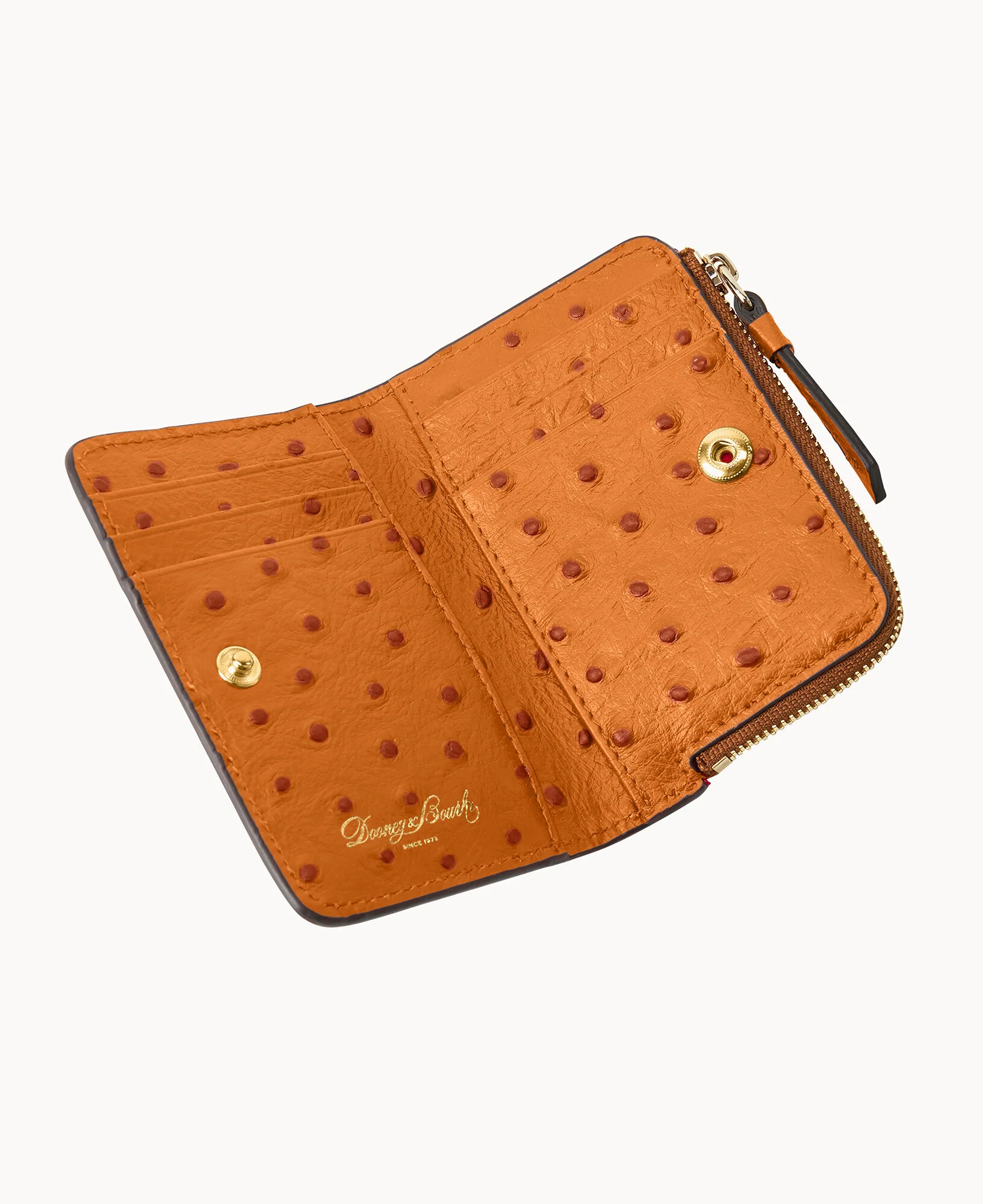 Ostrich Zip Credit Card Wallet 12 - Image 42
