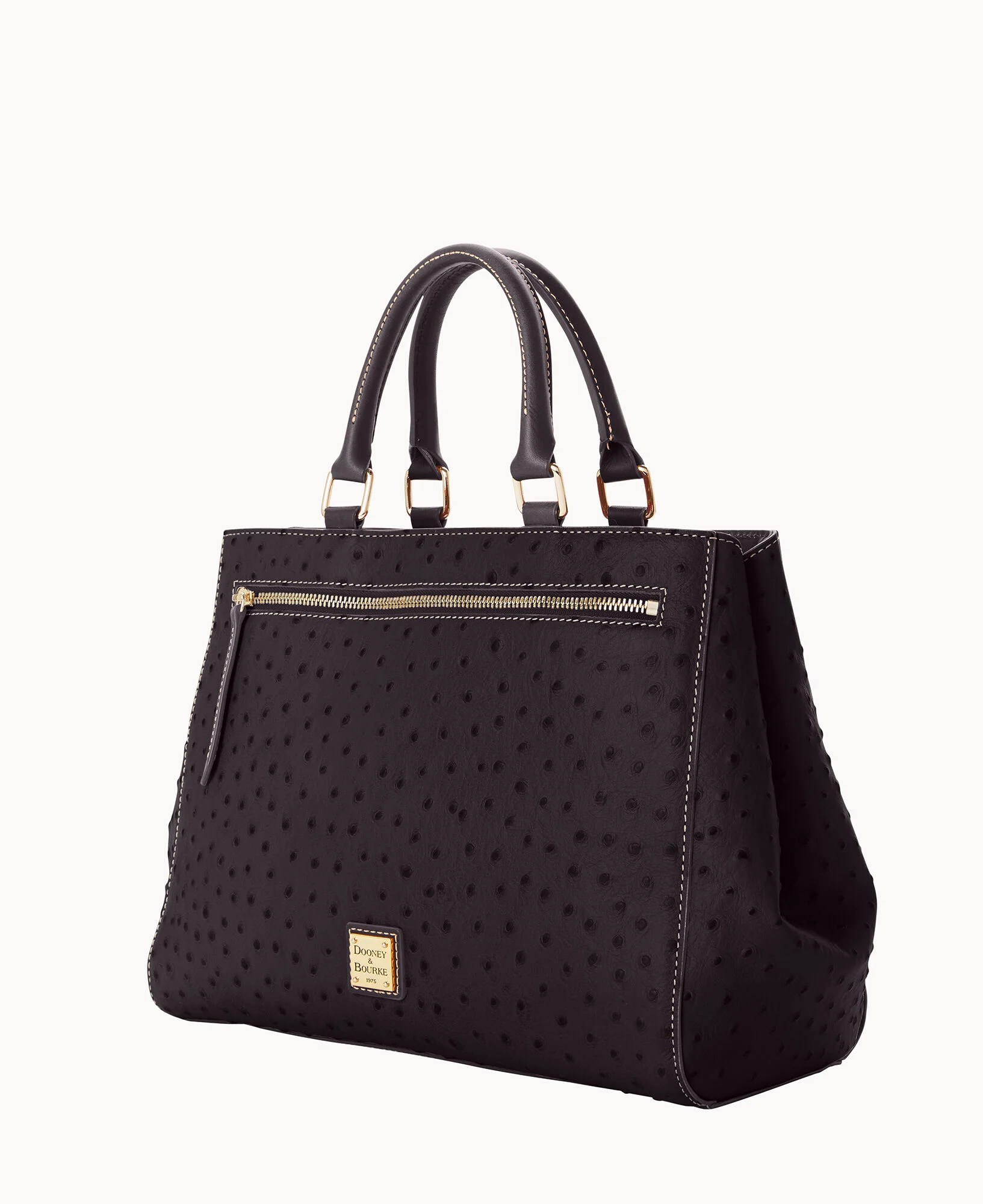 Ostrich Zip Satchel - Image 2