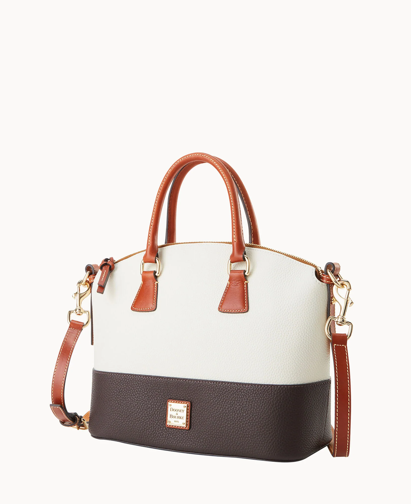 Pebble Color Block Domed Satchel - Image 2