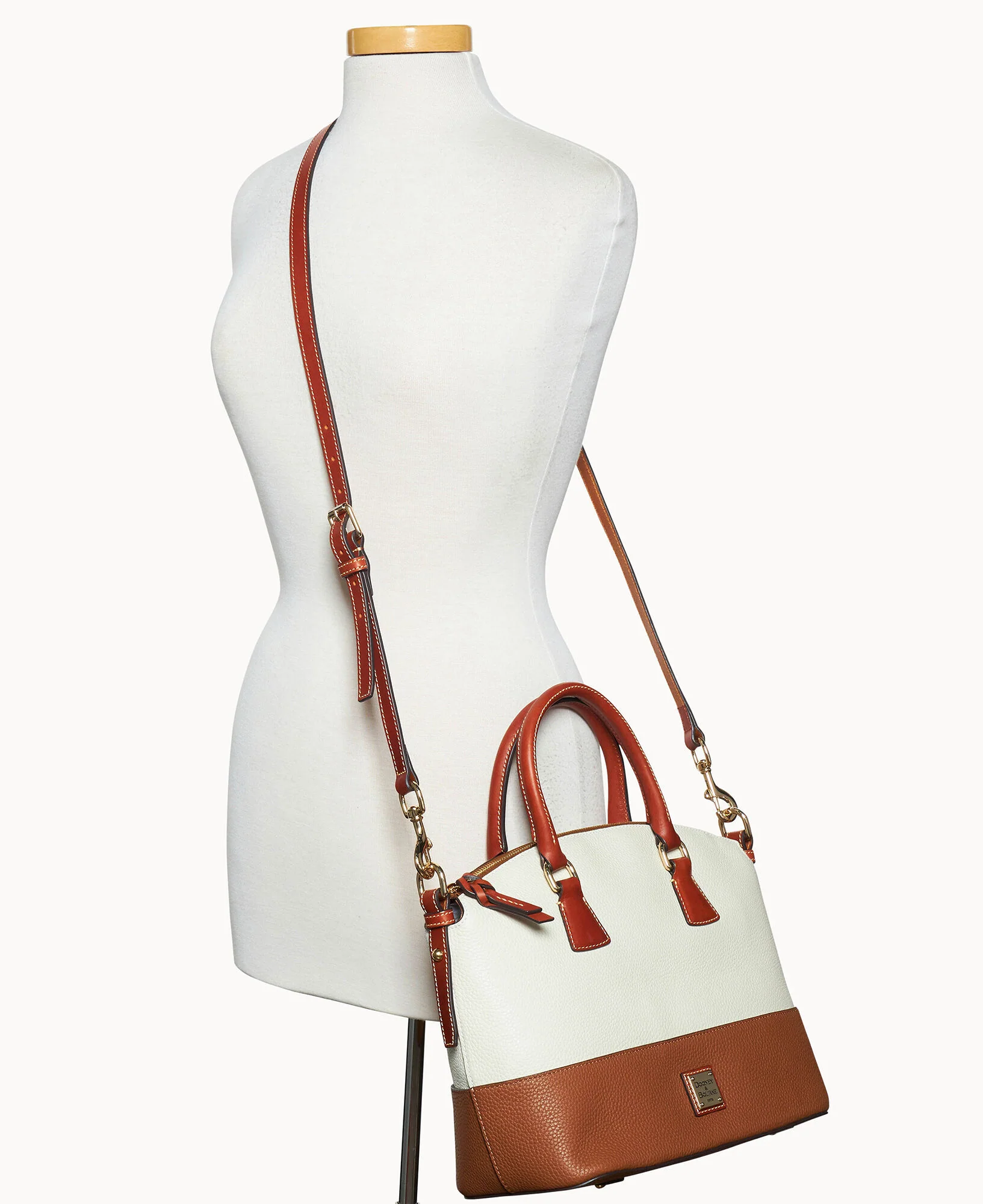 Pebble Color Block Domed Satchel - Image 21