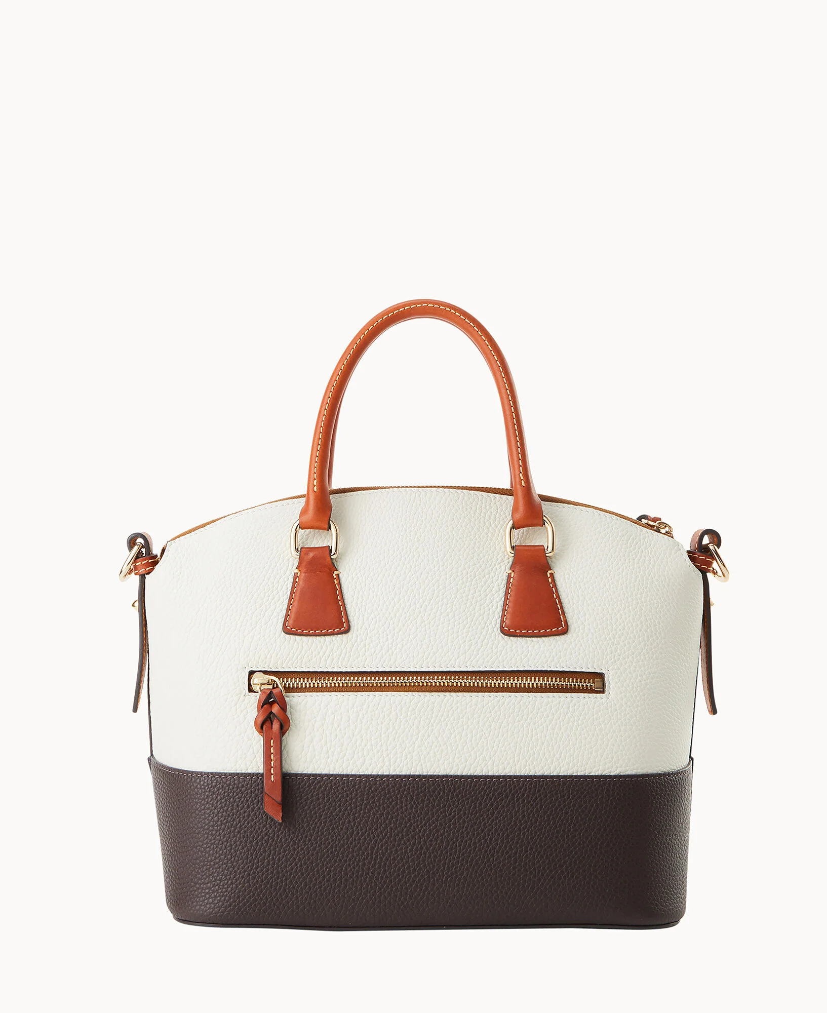 Pebble Color Block Domed Satchel - Image 4