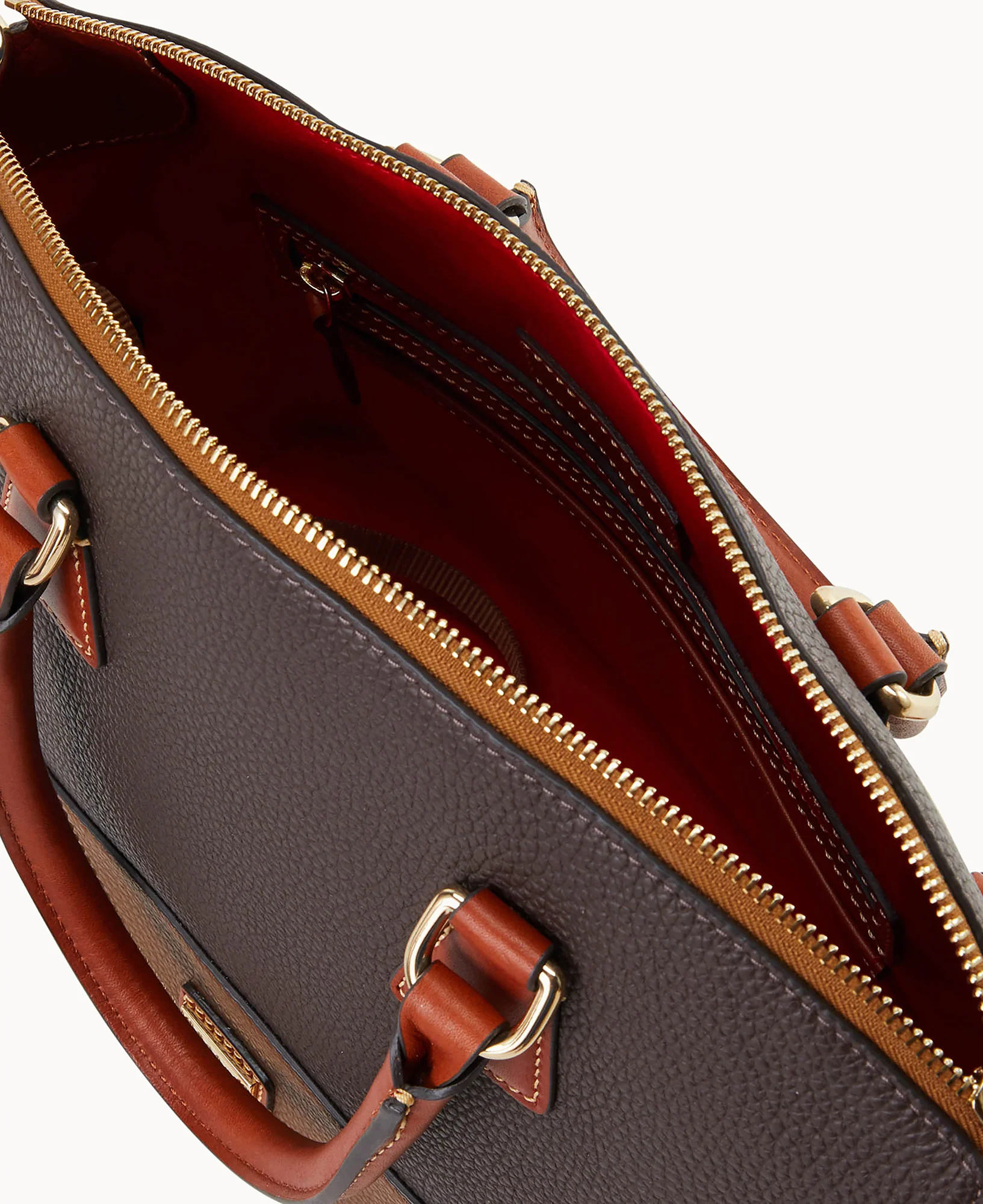 Pebble Color Block Domed Satchel - Image 7