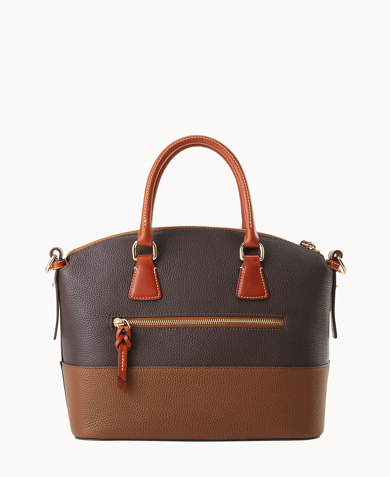 Pebble Color Block Domed Satchel - Image 8