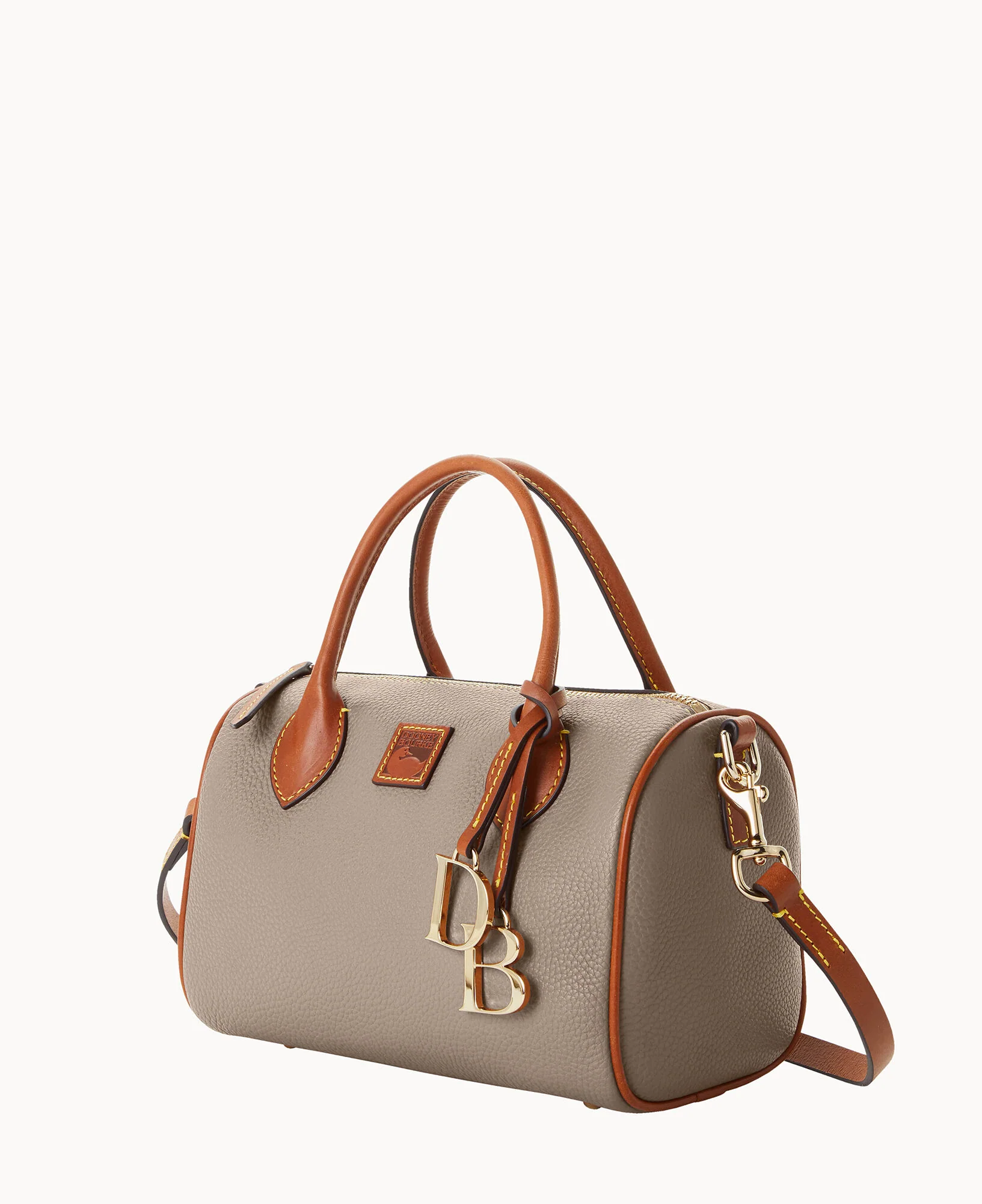 Pebble Grain Barrel Satchel - Image 11