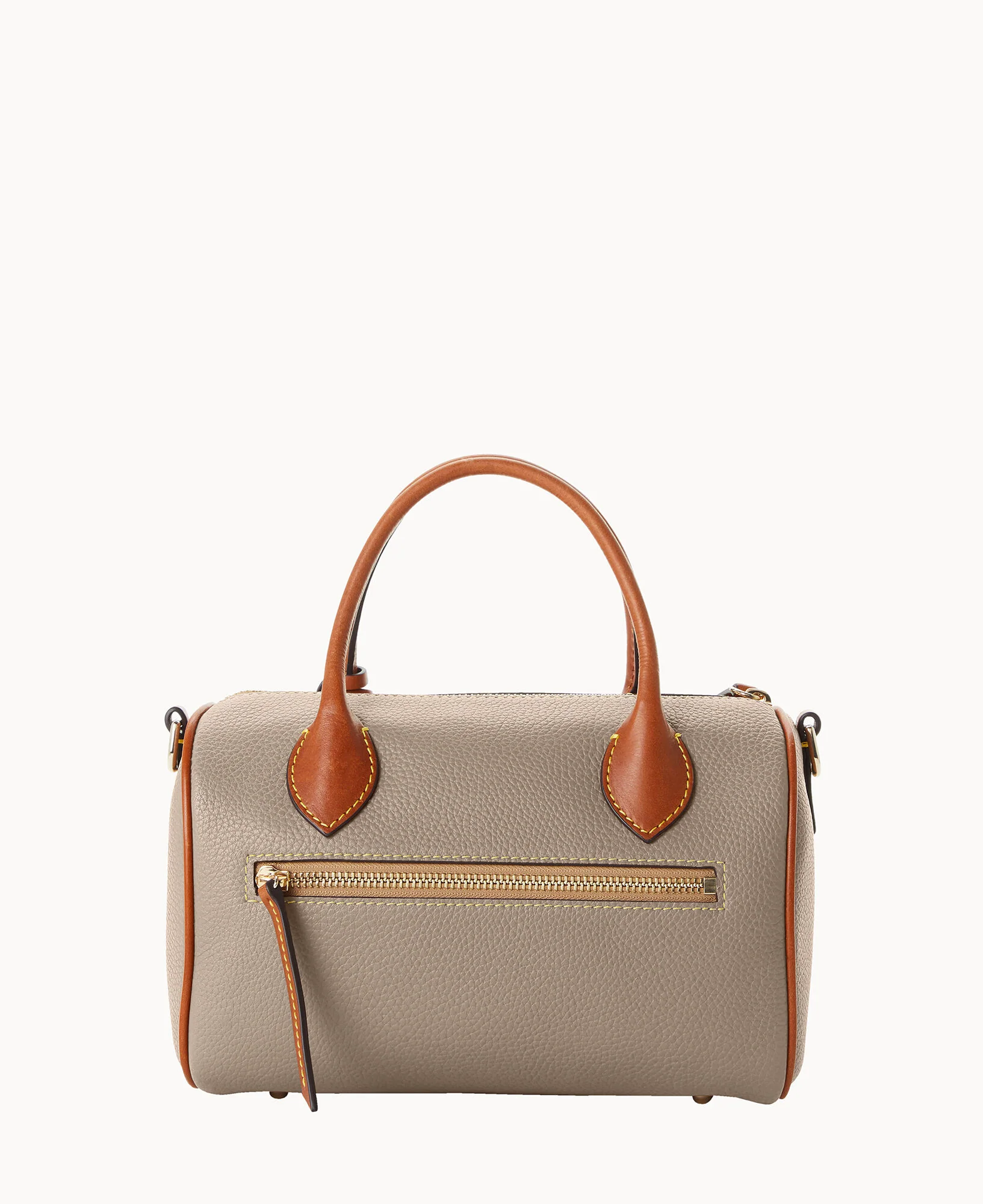 Pebble Grain Barrel Satchel - Image 13