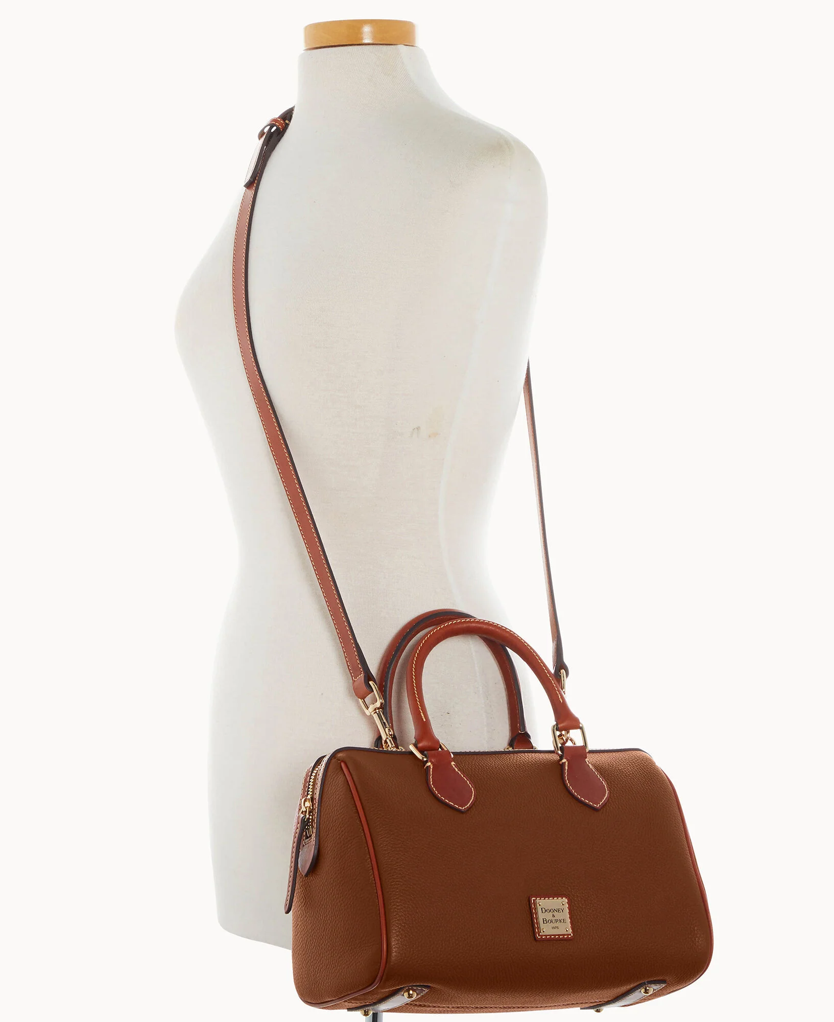 Pebble Grain Barrel Satchel - Image 18