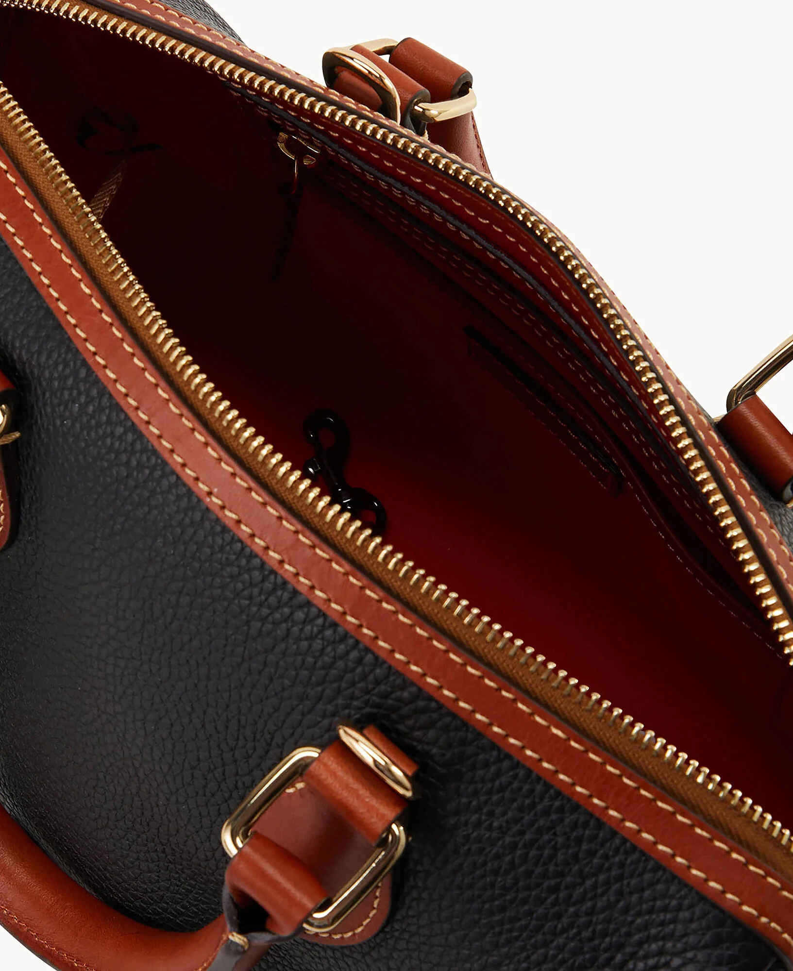 Pebble Grain Barrel Satchel - Image 3