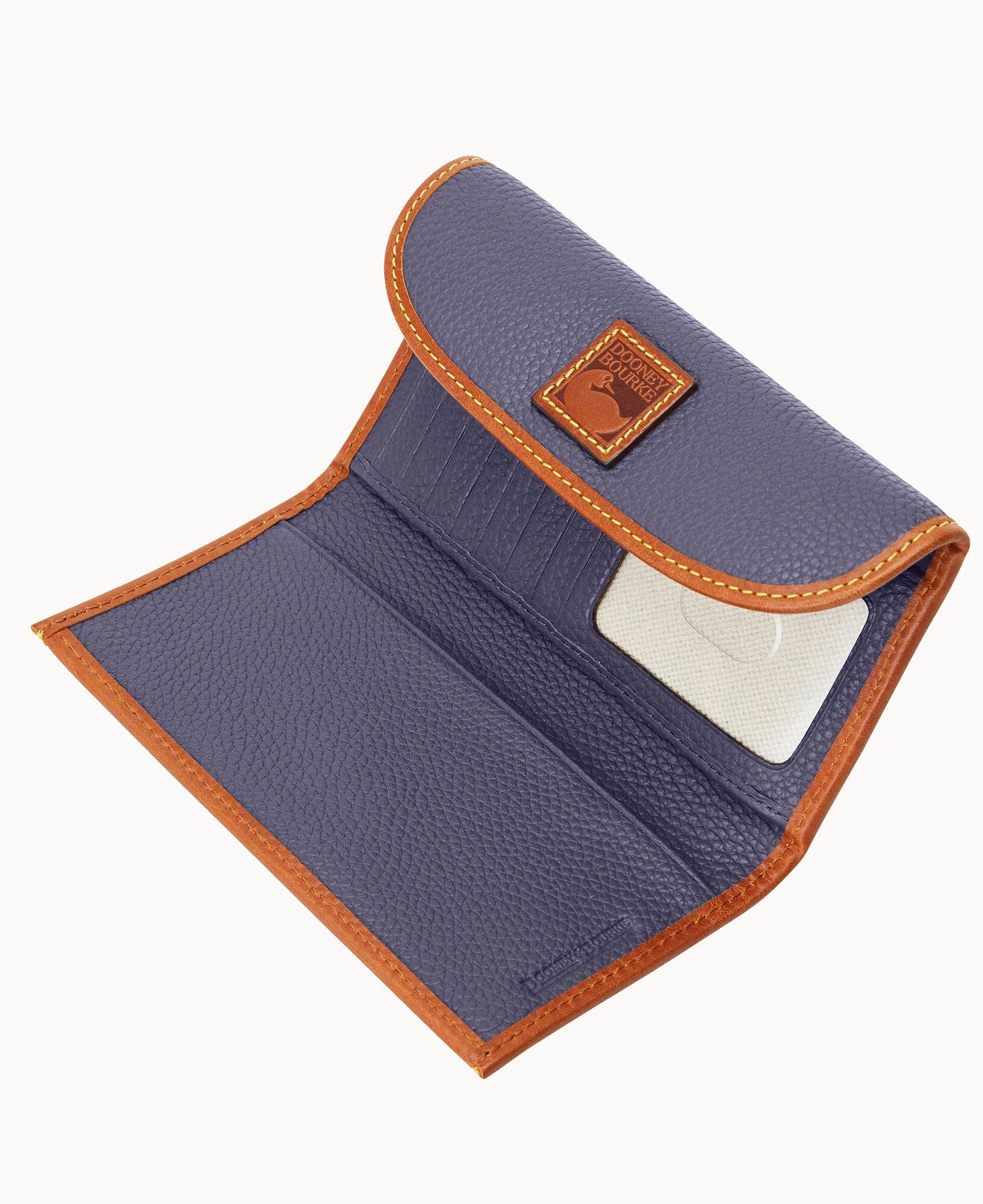 Pebble Grain Continental Clutch - Image 48