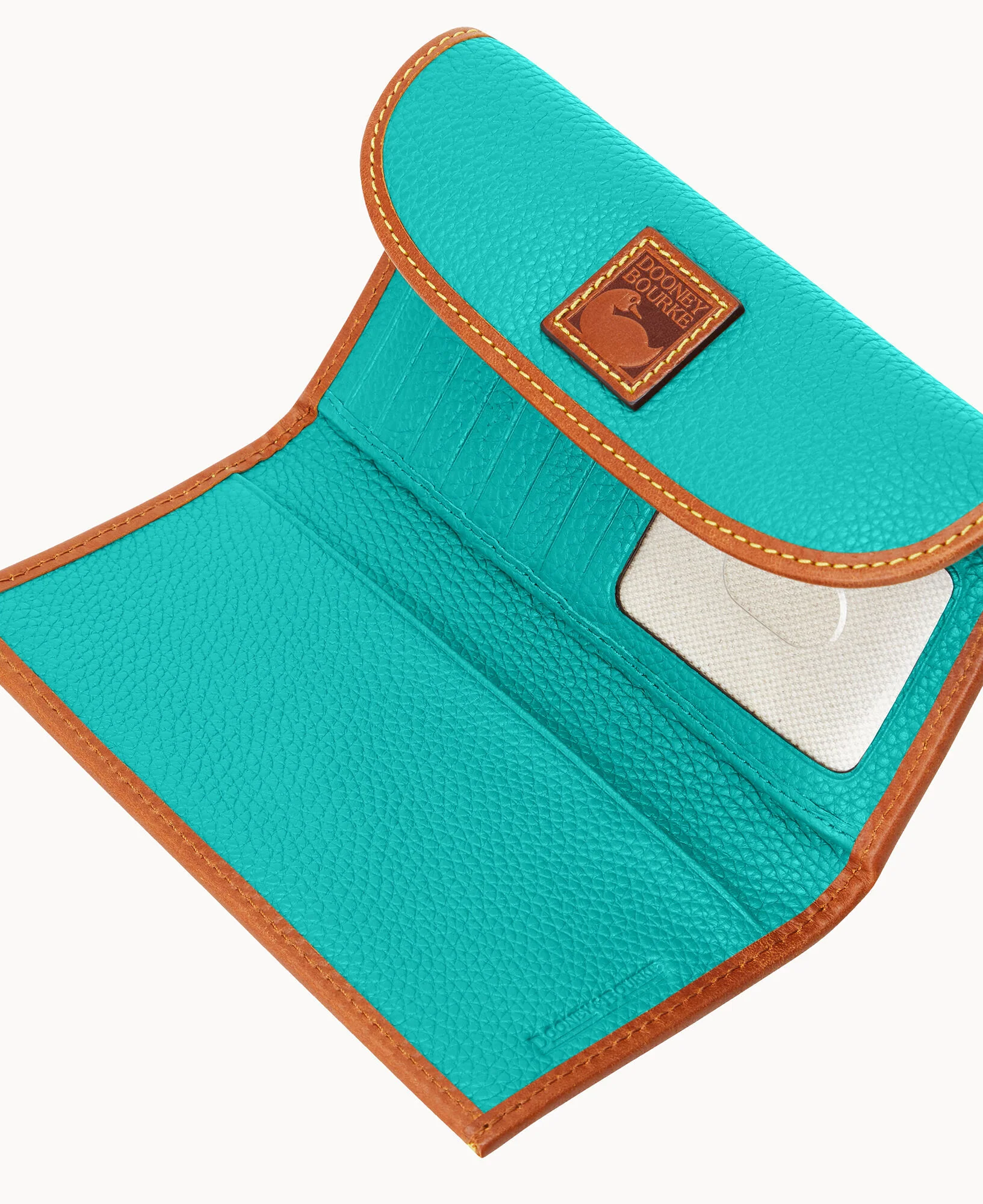 Pebble Grain Continental Clutch - Image 52