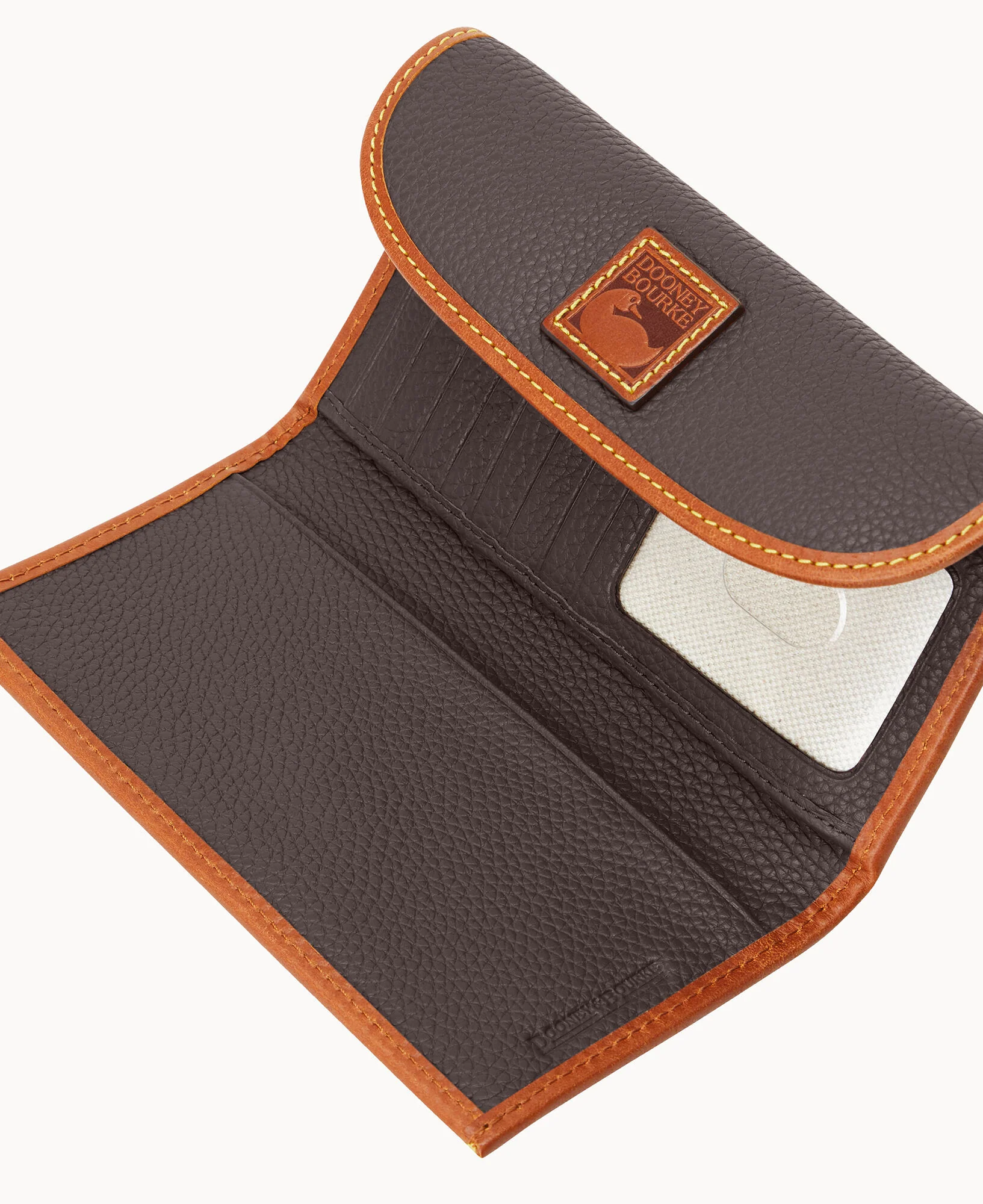 Pebble Grain Continental Clutch - Image 8