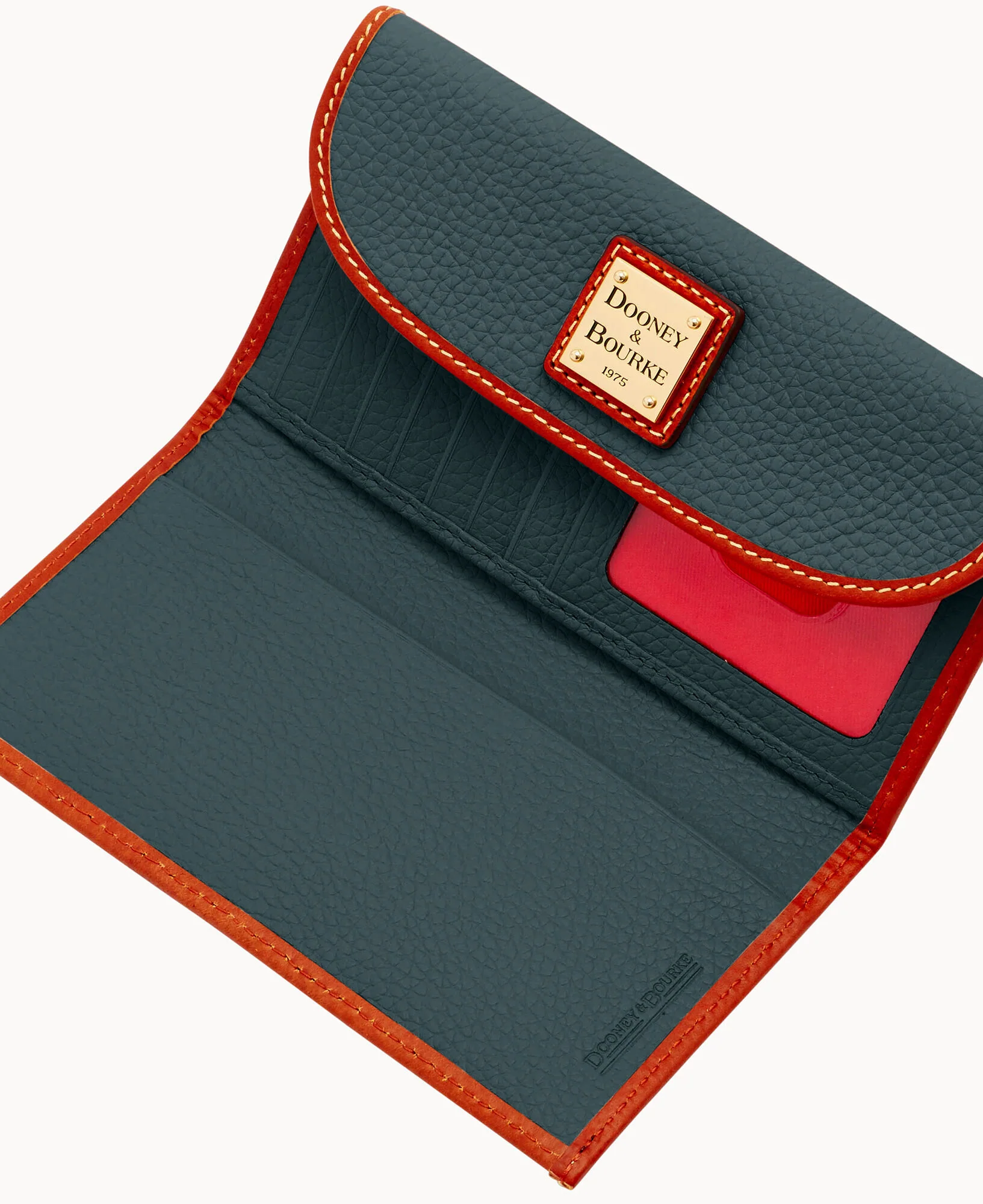 Pebble Grain Continental Clutch - Image 46