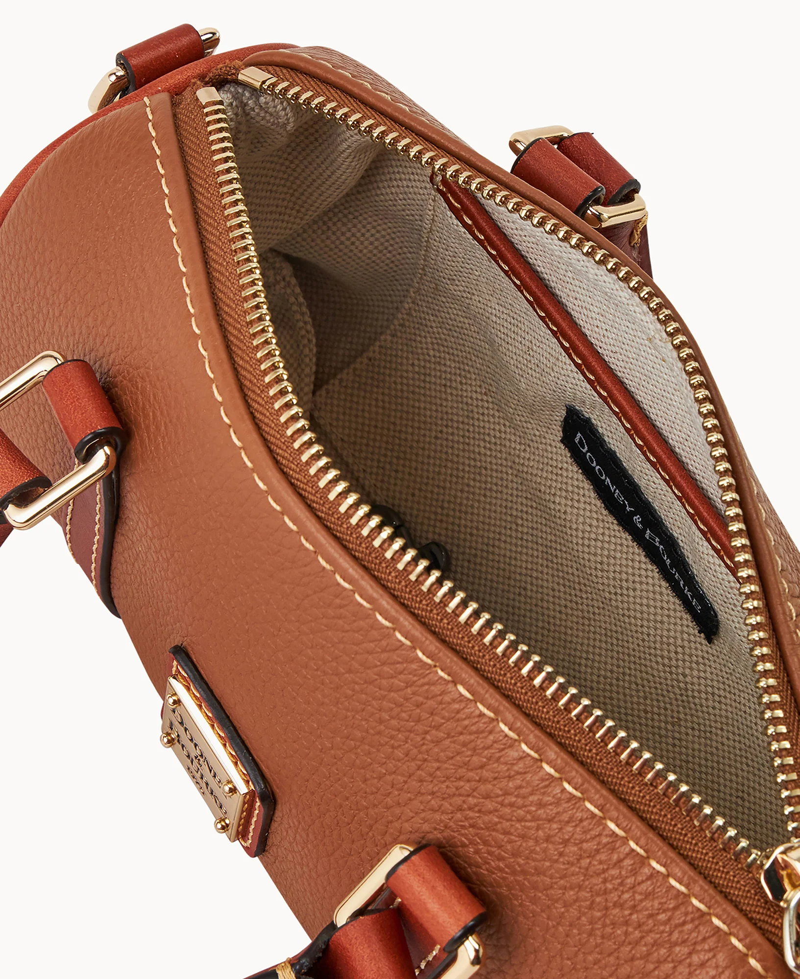 Pebble Grain Crossbody Barrel Satchel 20 - Image 12