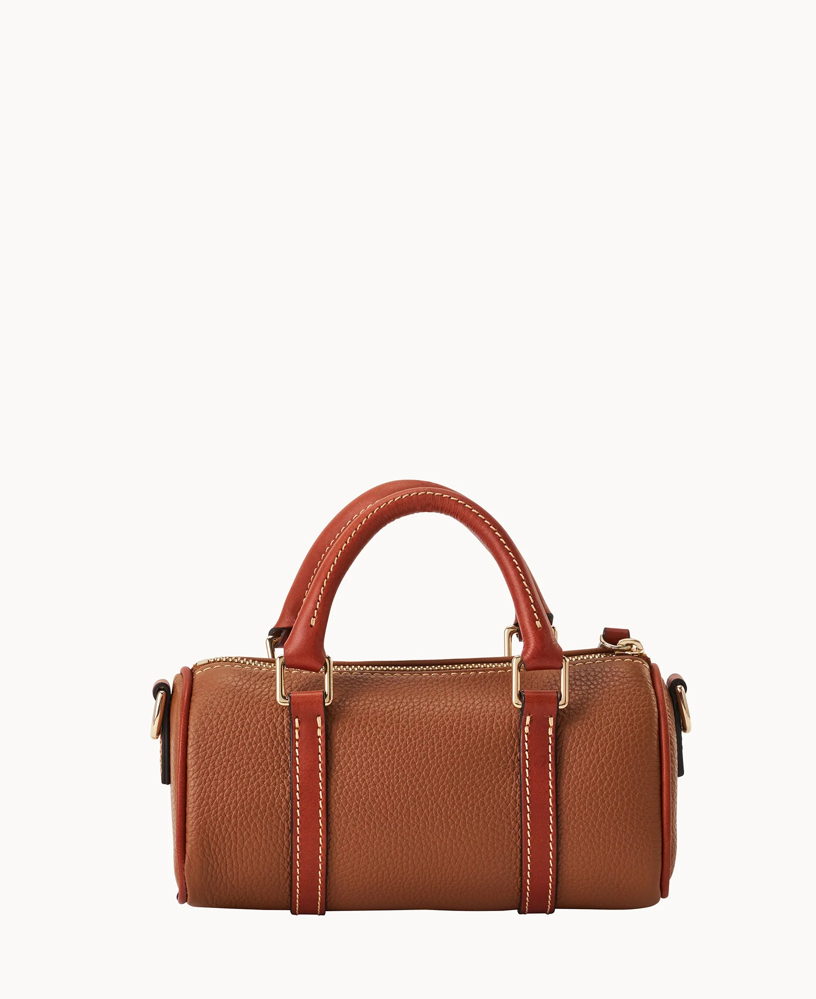 Pebble Grain Crossbody Barrel Satchel 20 - Image 13