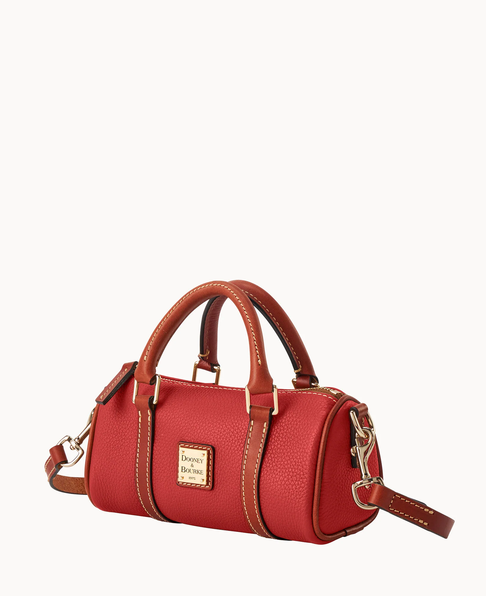 Pebble Grain Crossbody Barrel Satchel 20 - Image 18