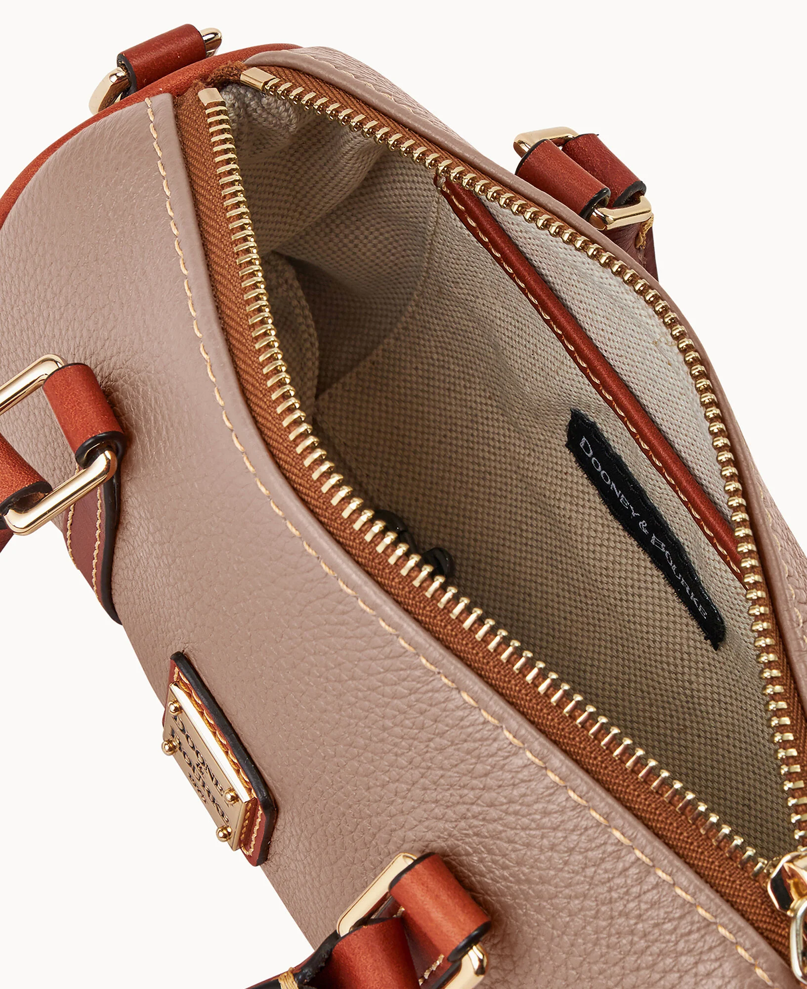 Pebble Grain Crossbody Barrel Satchel 20 - Image 22