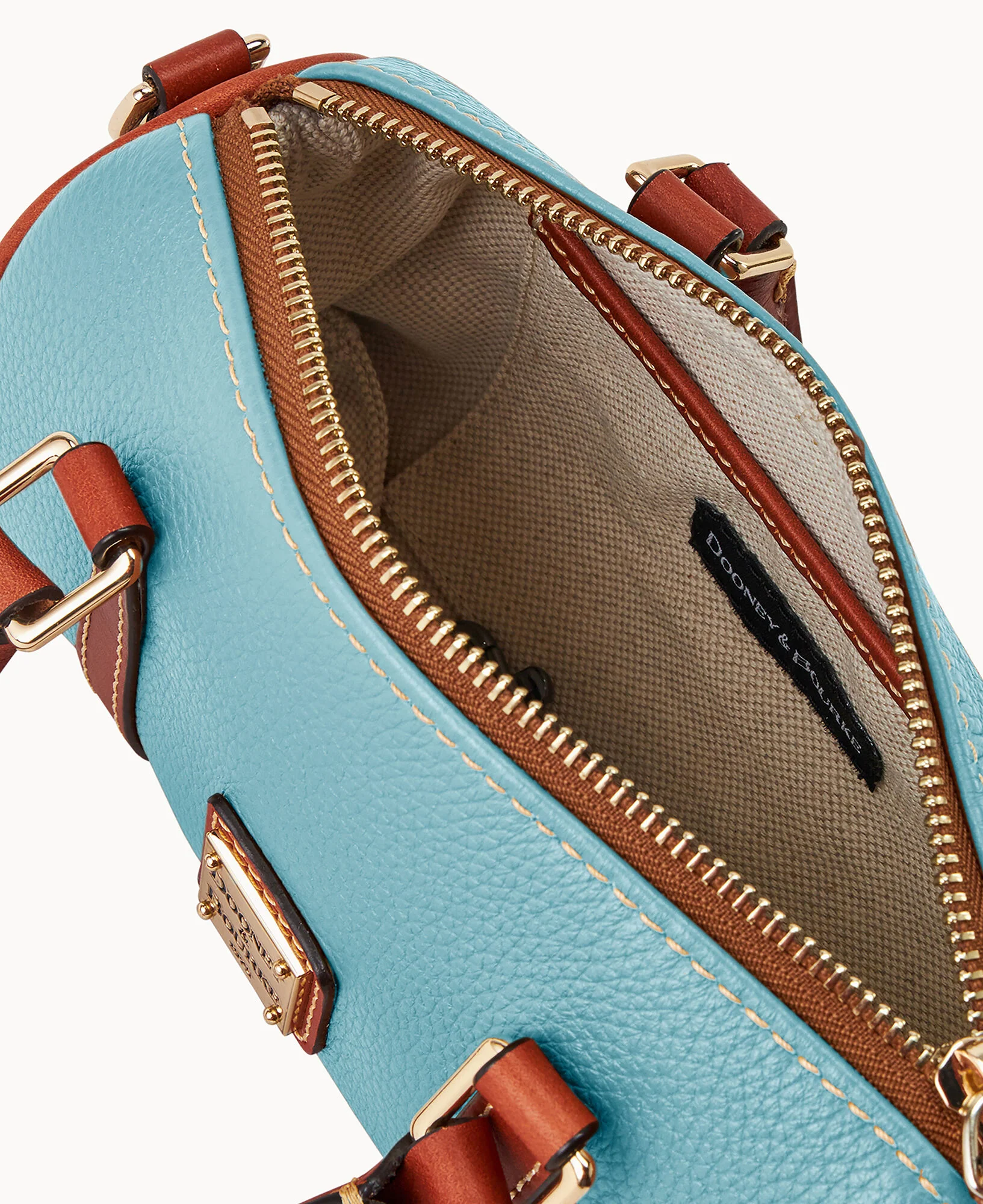 Pebble Grain Crossbody Barrel Satchel 20 - Image 25