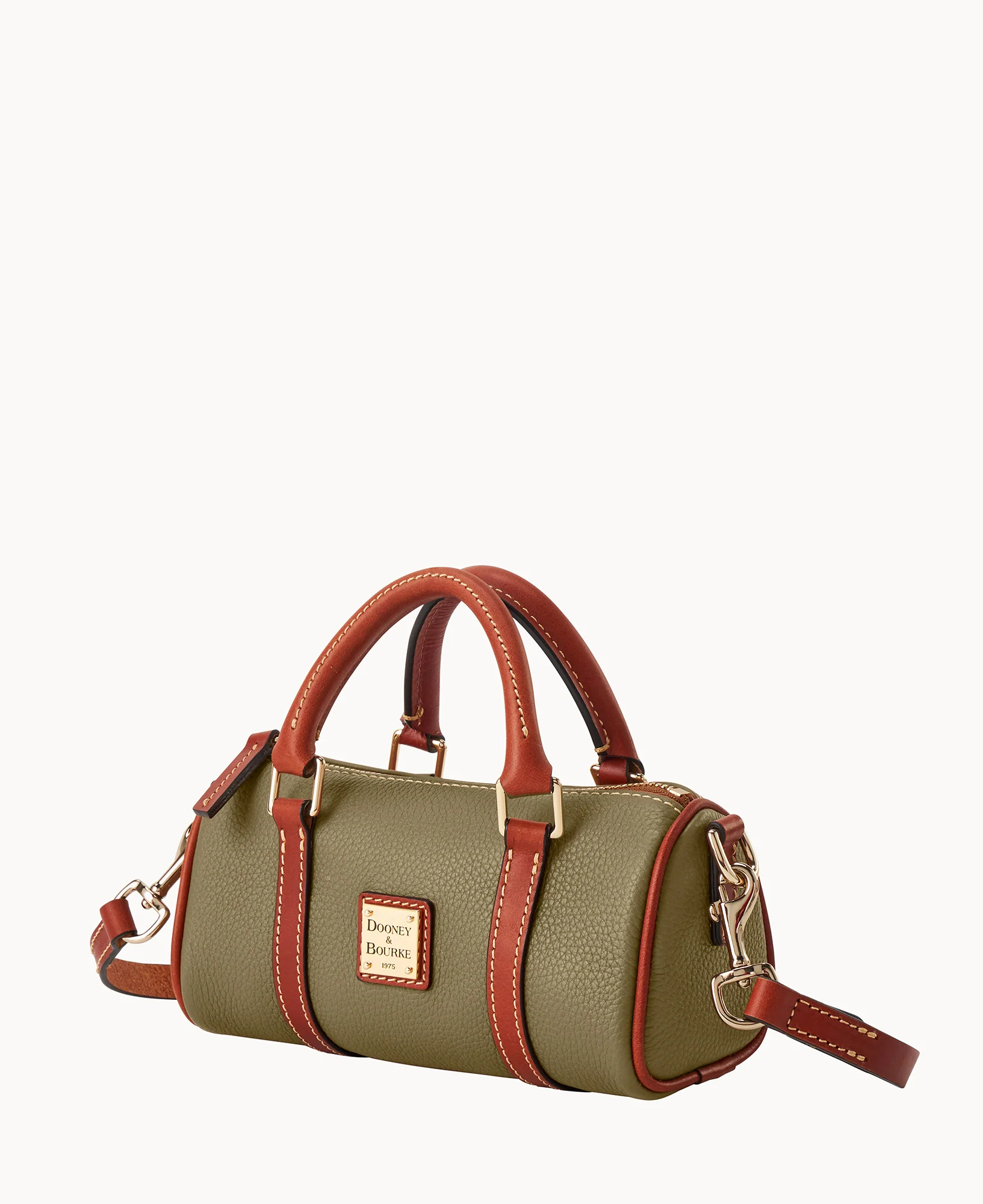 Pebble Grain Crossbody Barrel Satchel 20 - Image 27