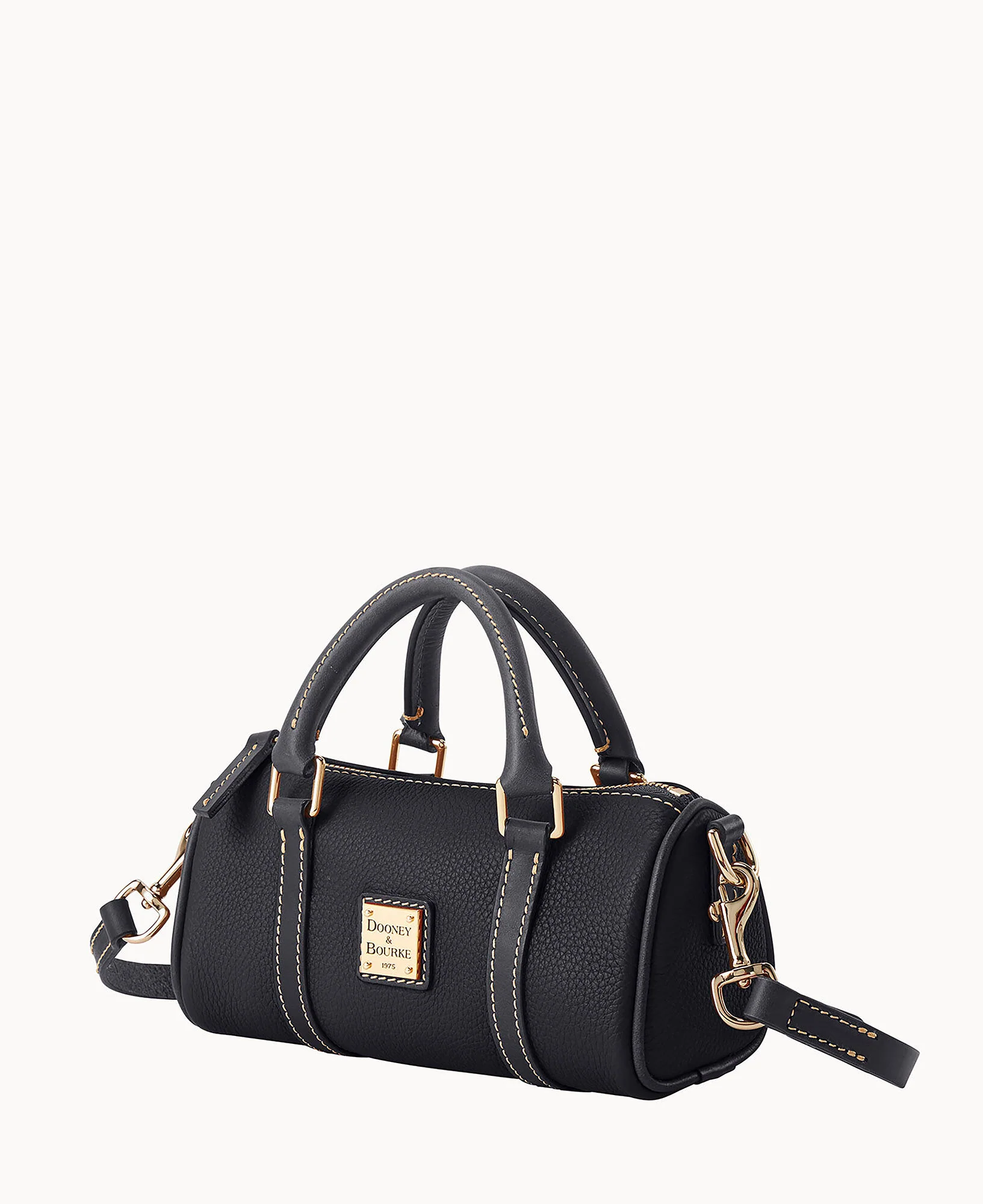 Pebble Grain Crossbody Barrel Satchel 20 - Image 30