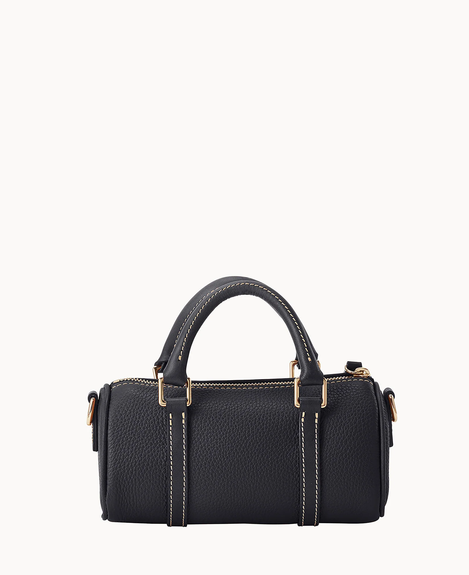 Pebble Grain Crossbody Barrel Satchel 20 - Image 32