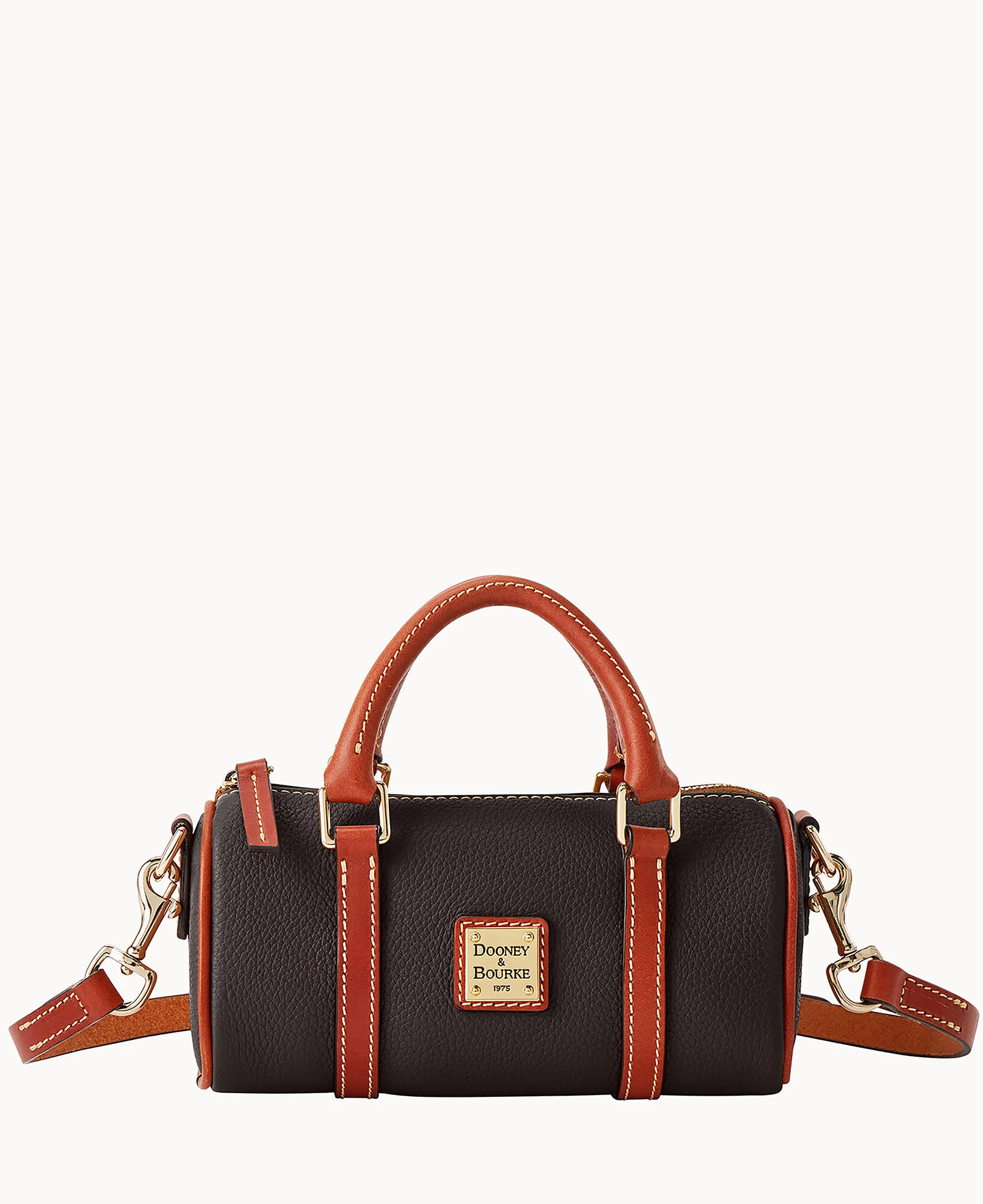 Pebble Grain Crossbody Barrel Satchel 20 - Image 34