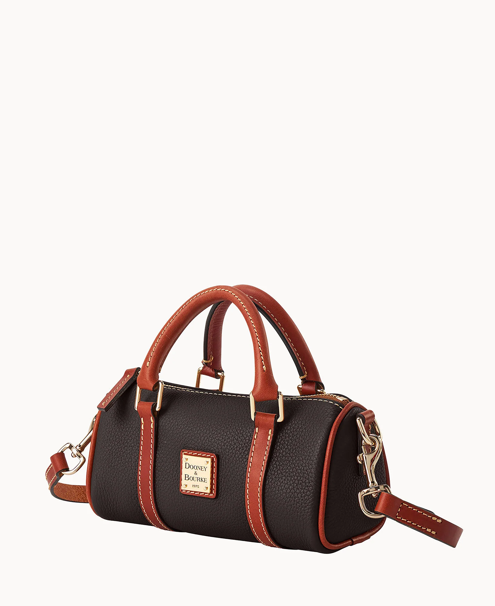 Pebble Grain Crossbody Barrel Satchel 20 - Image 35