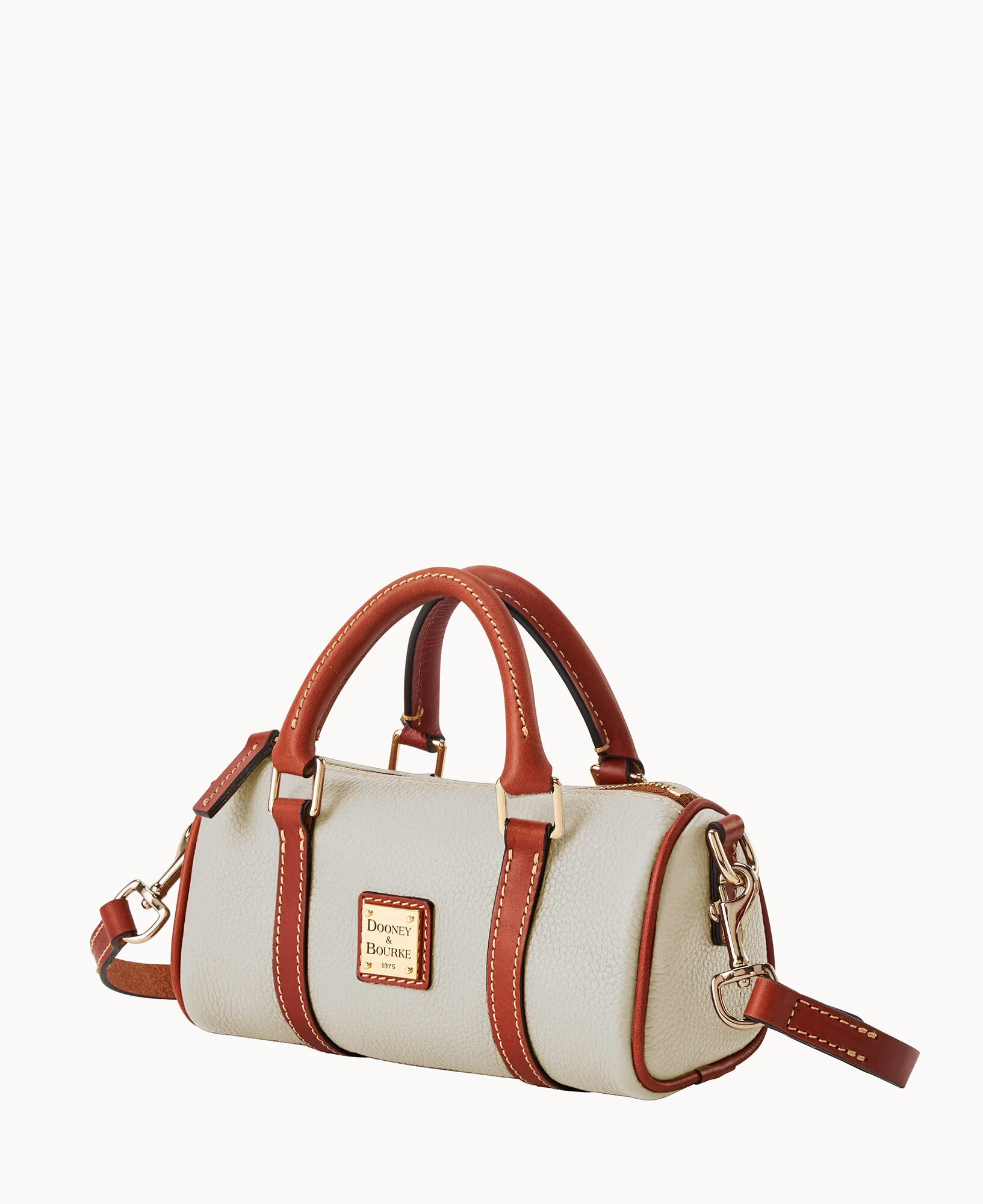 Pebble Grain Crossbody Barrel Satchel 20 - Image 5