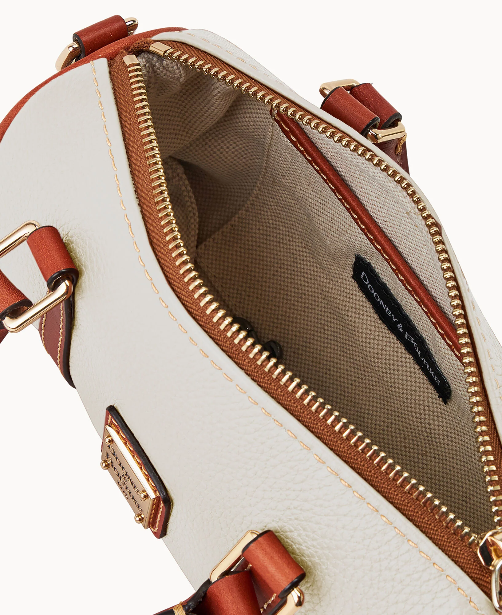 Pebble Grain Crossbody Barrel Satchel 20 - Image 6