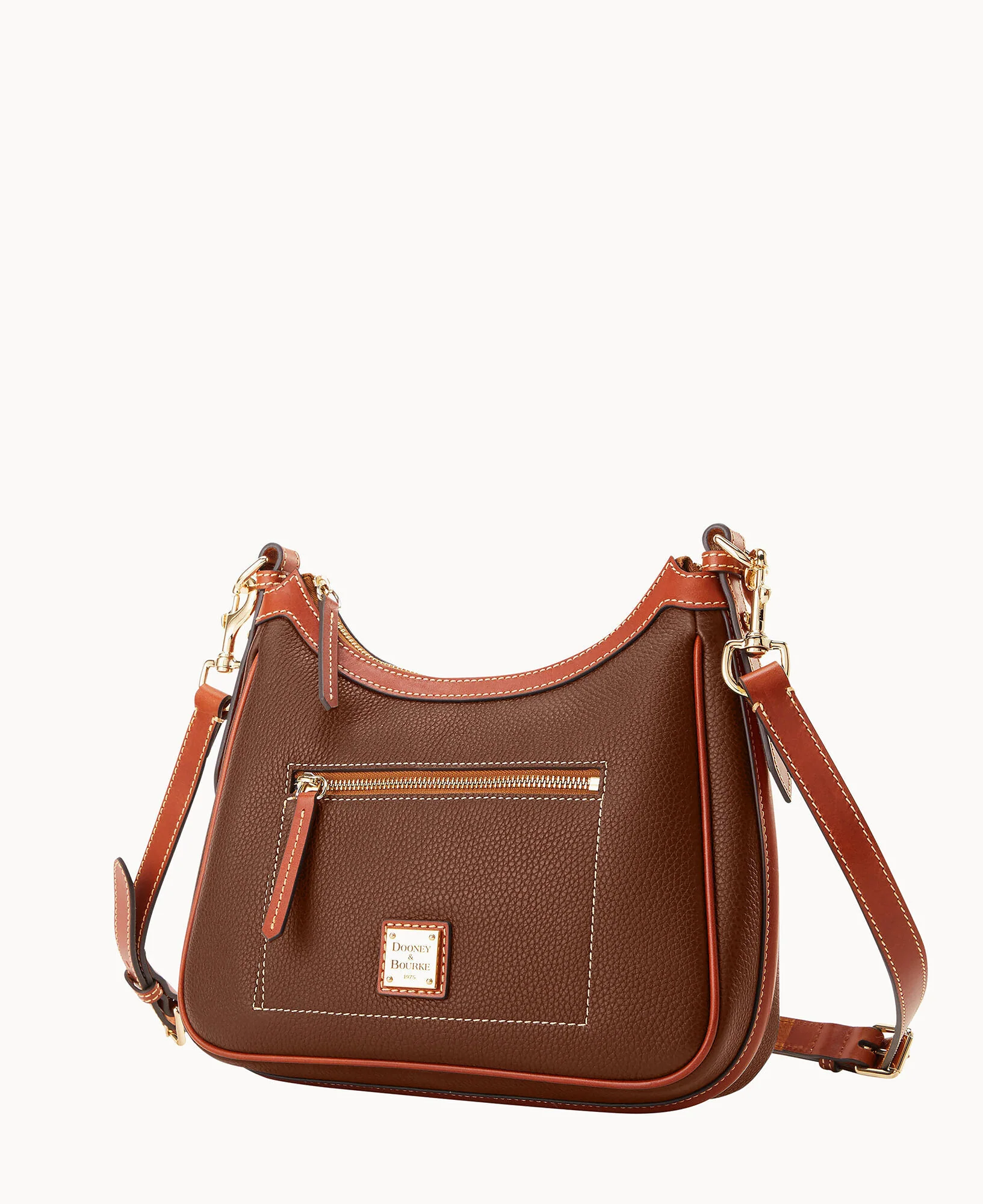 Pebble Grain Crossbody Hobo - Image 11