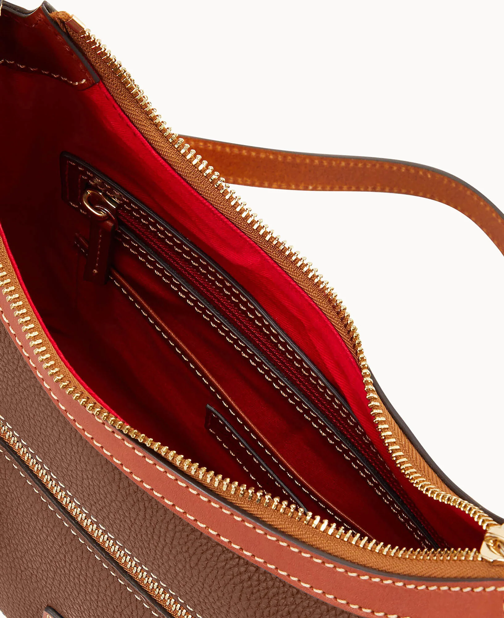 Pebble Grain Crossbody Hobo - Image 12