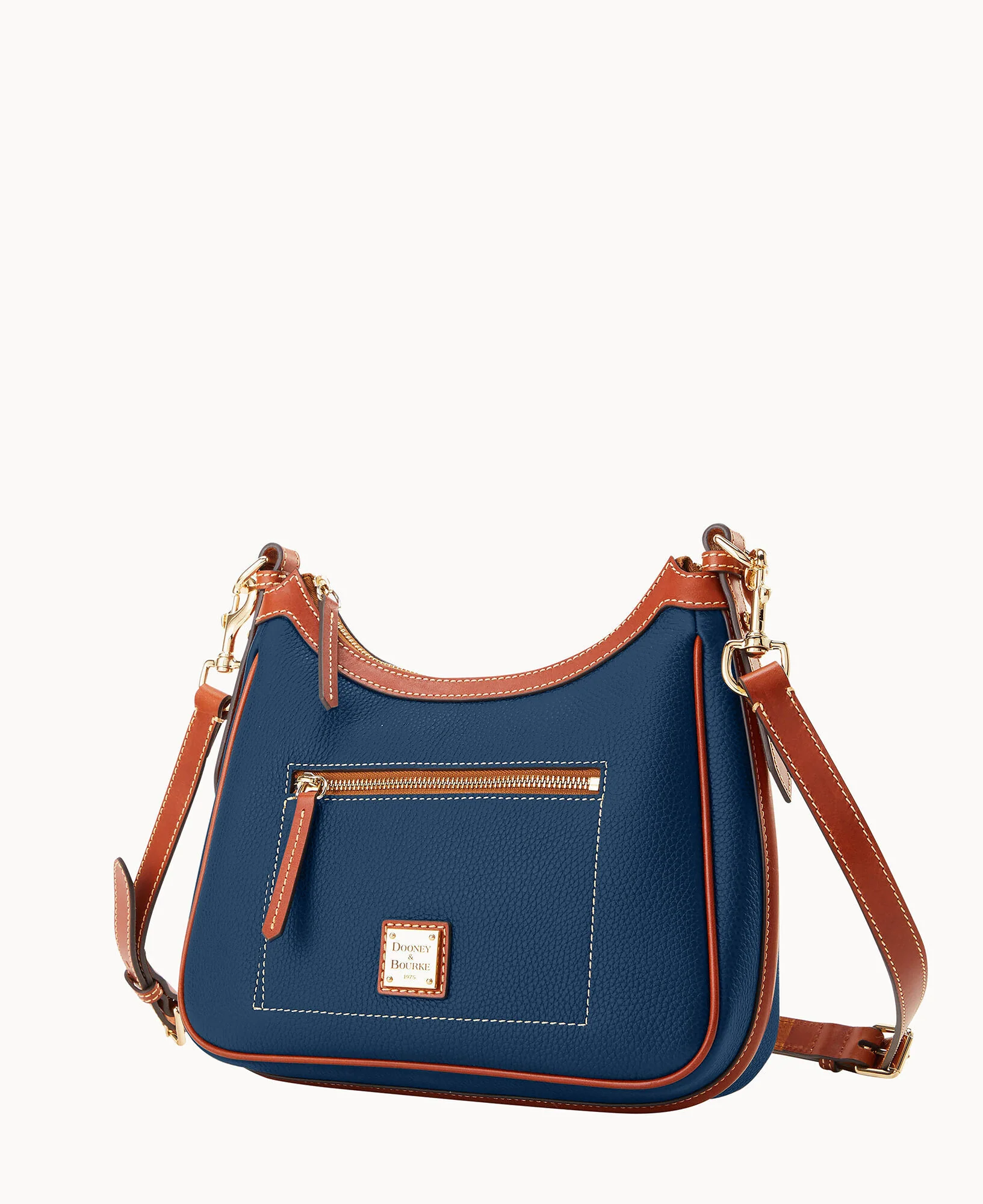 Pebble Grain Crossbody Hobo - Image 14