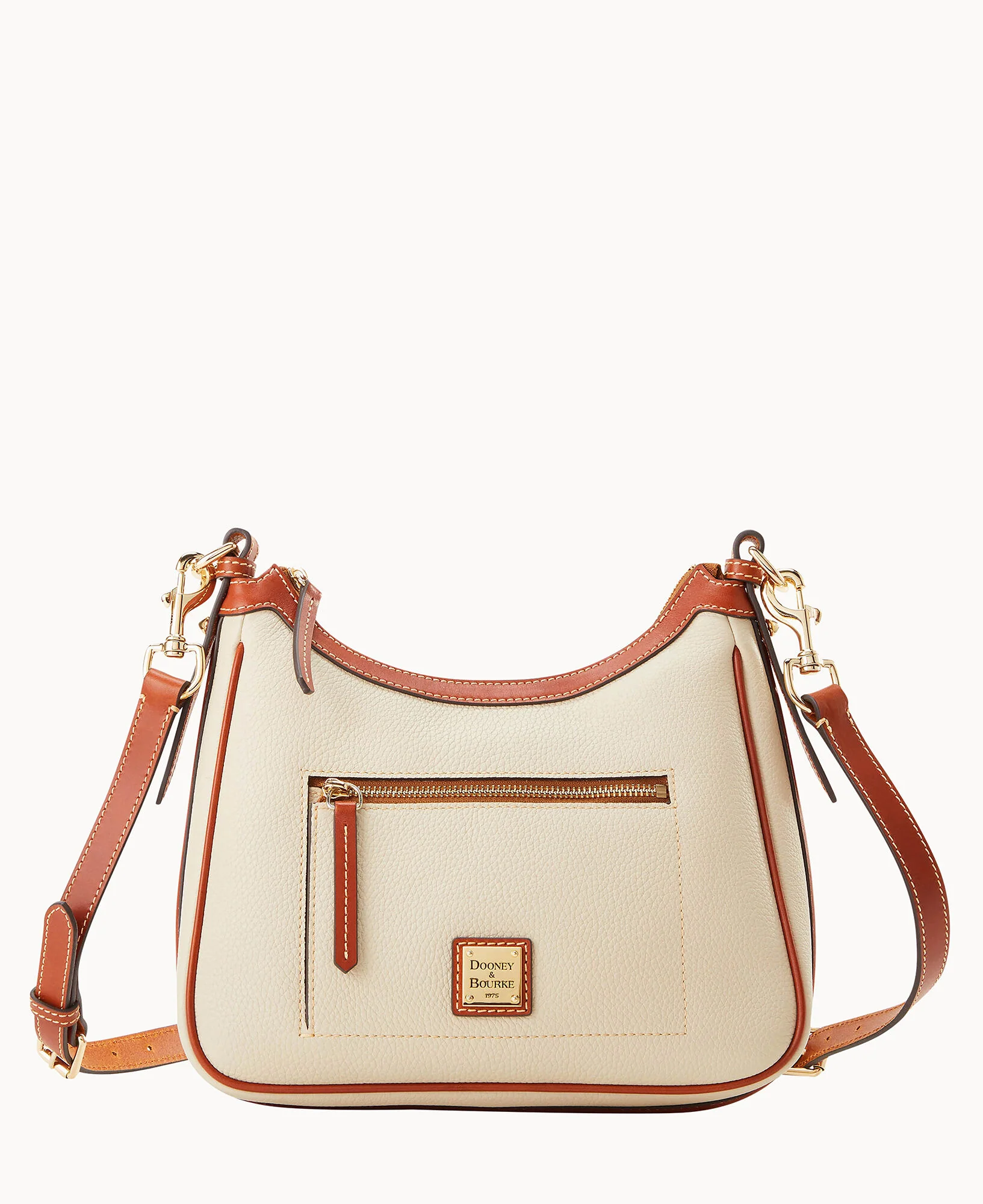 Pebble Grain Crossbody Hobo - Image 17