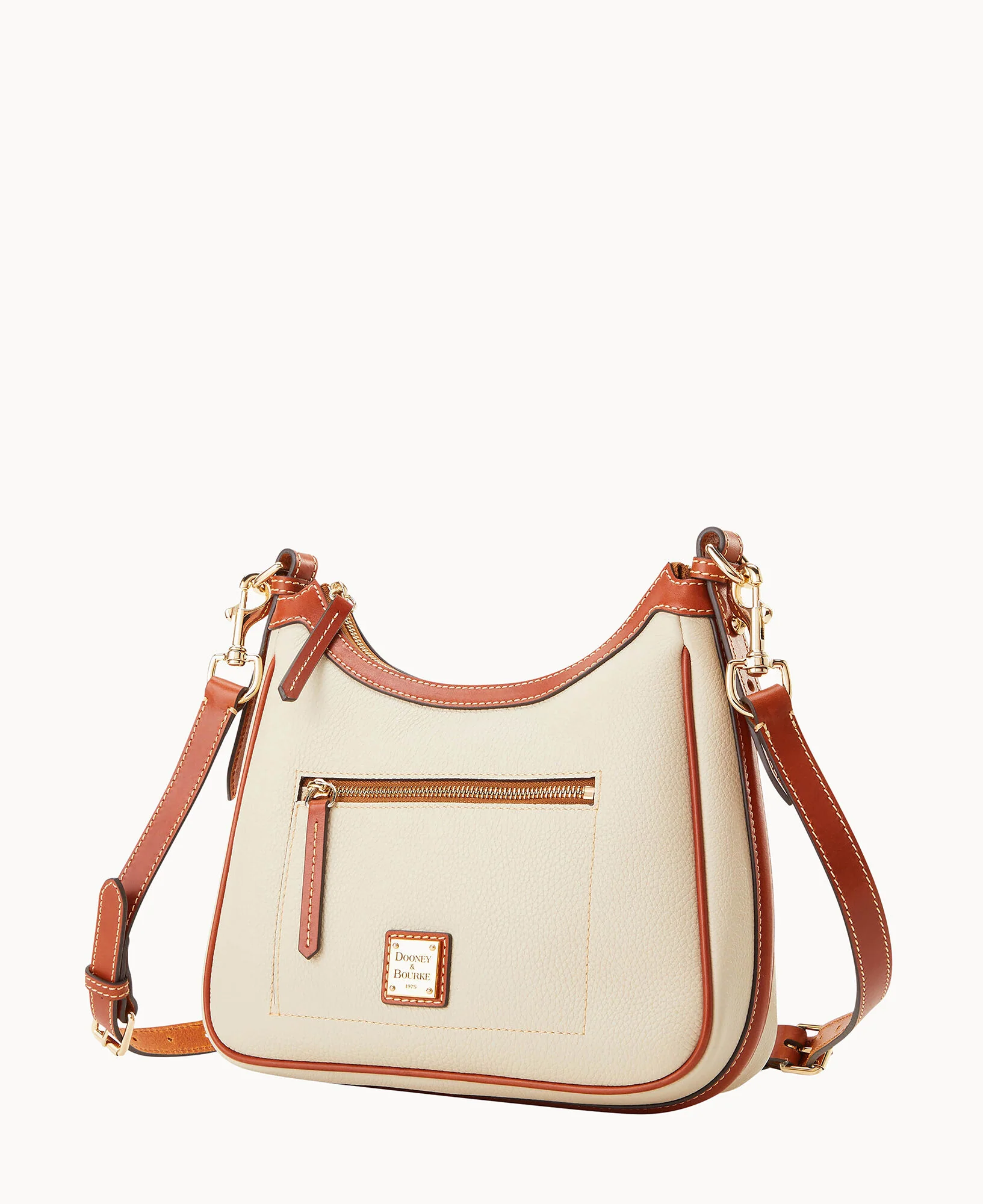 Pebble Grain Crossbody Hobo - Image 18