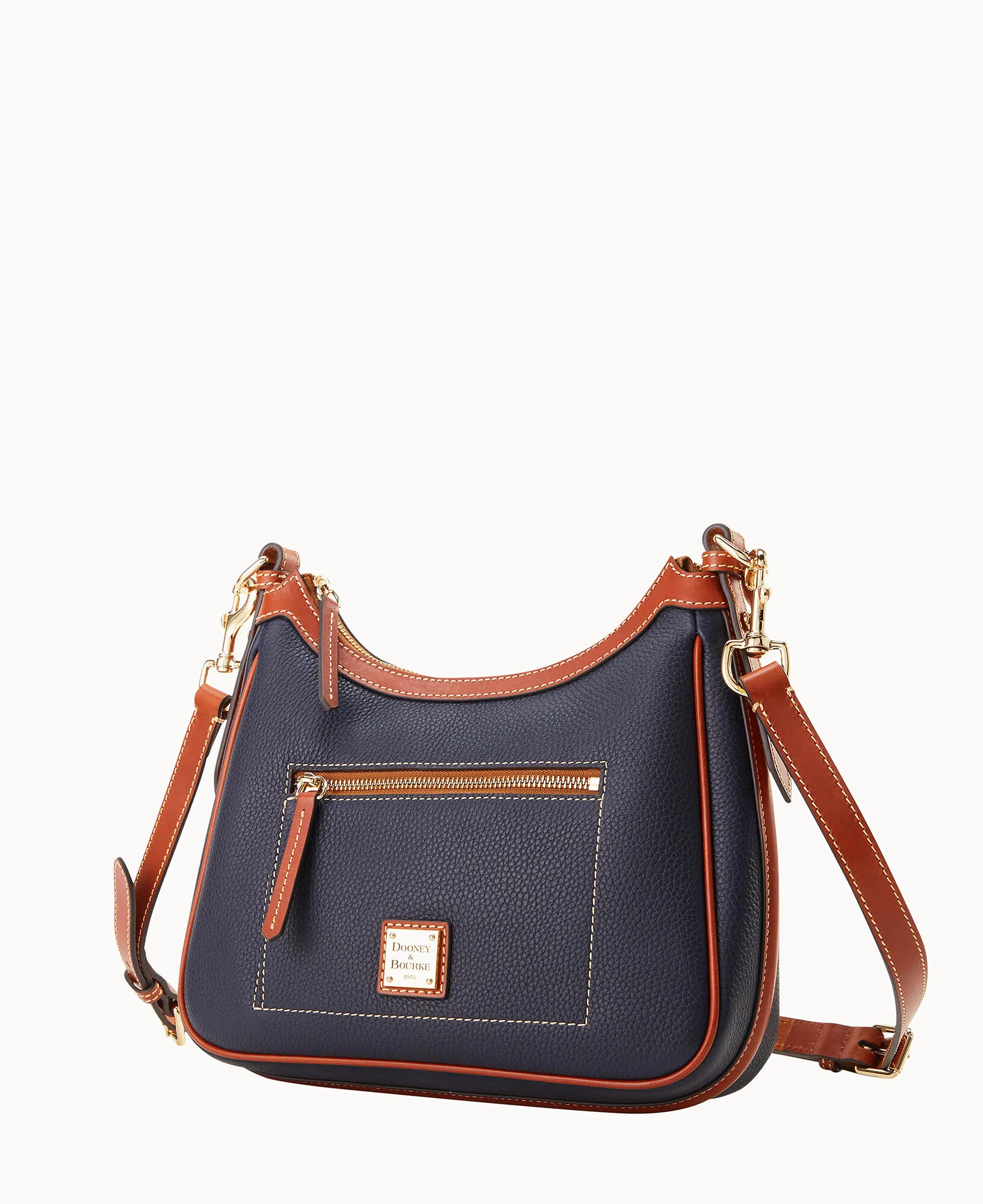 Pebble Grain Crossbody Hobo - Image 25