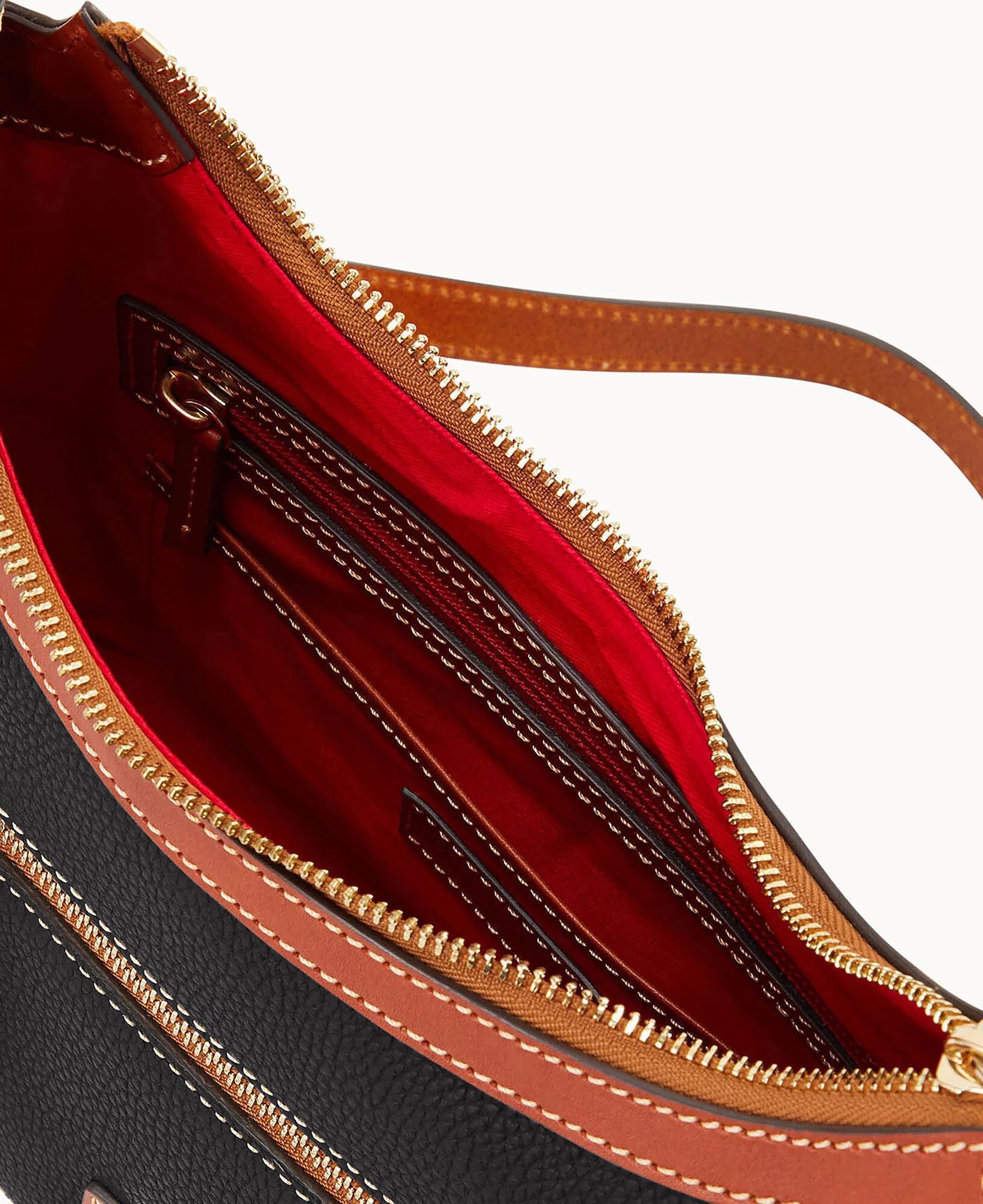Pebble Grain Crossbody Hobo - Image 3
