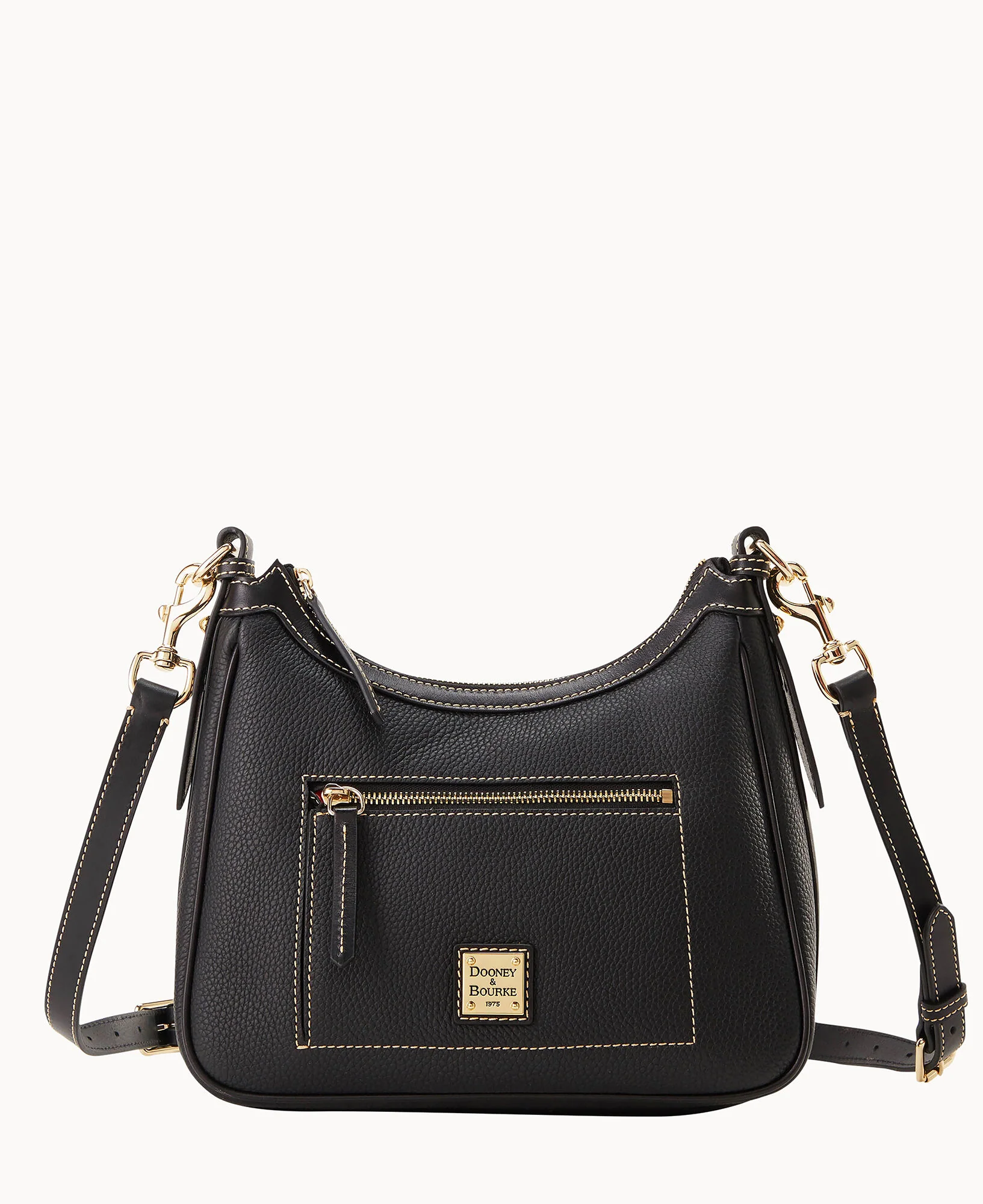 Pebble Grain Crossbody Hobo - Image 5