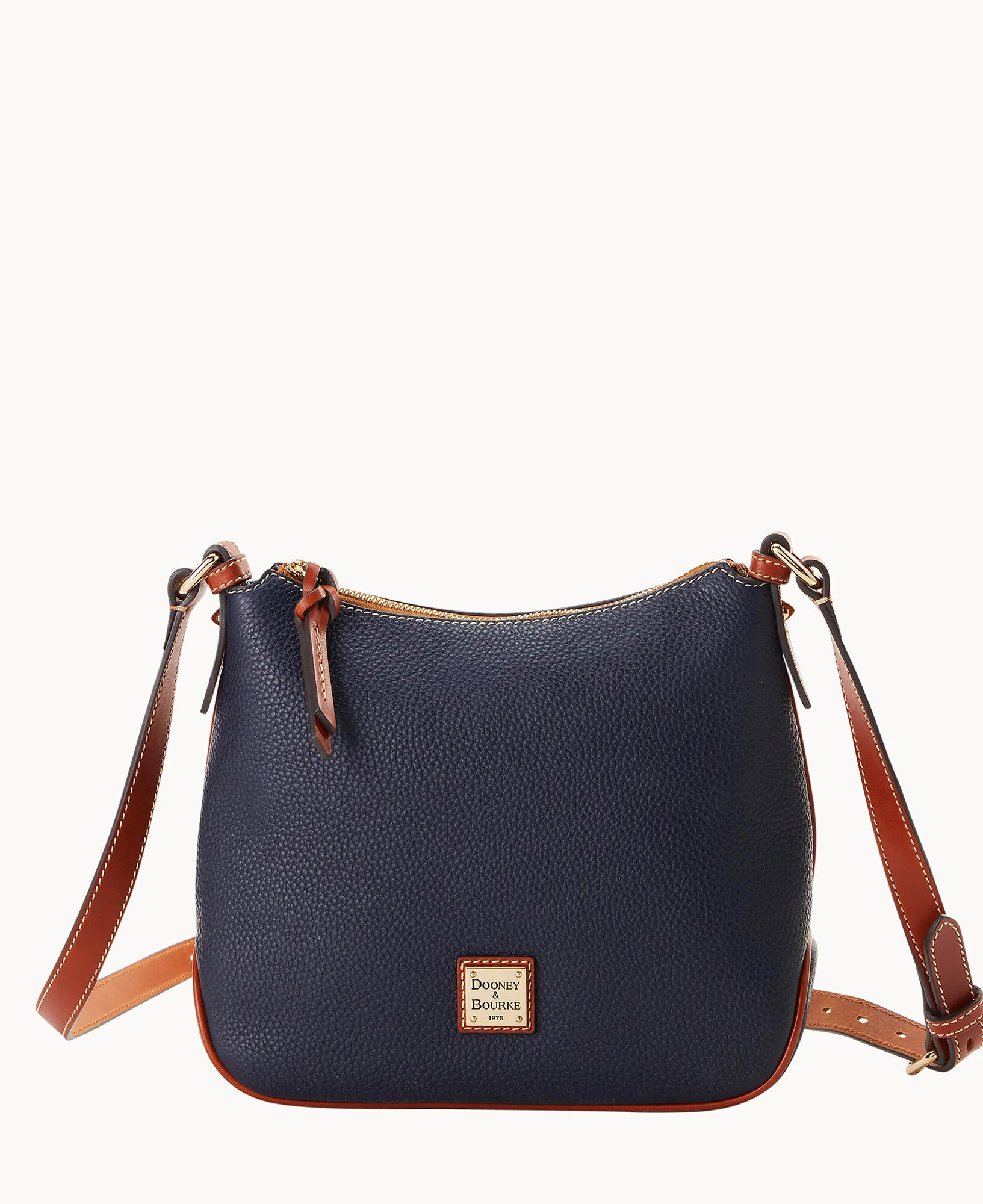 Pebble Grain Crossbody Hobo