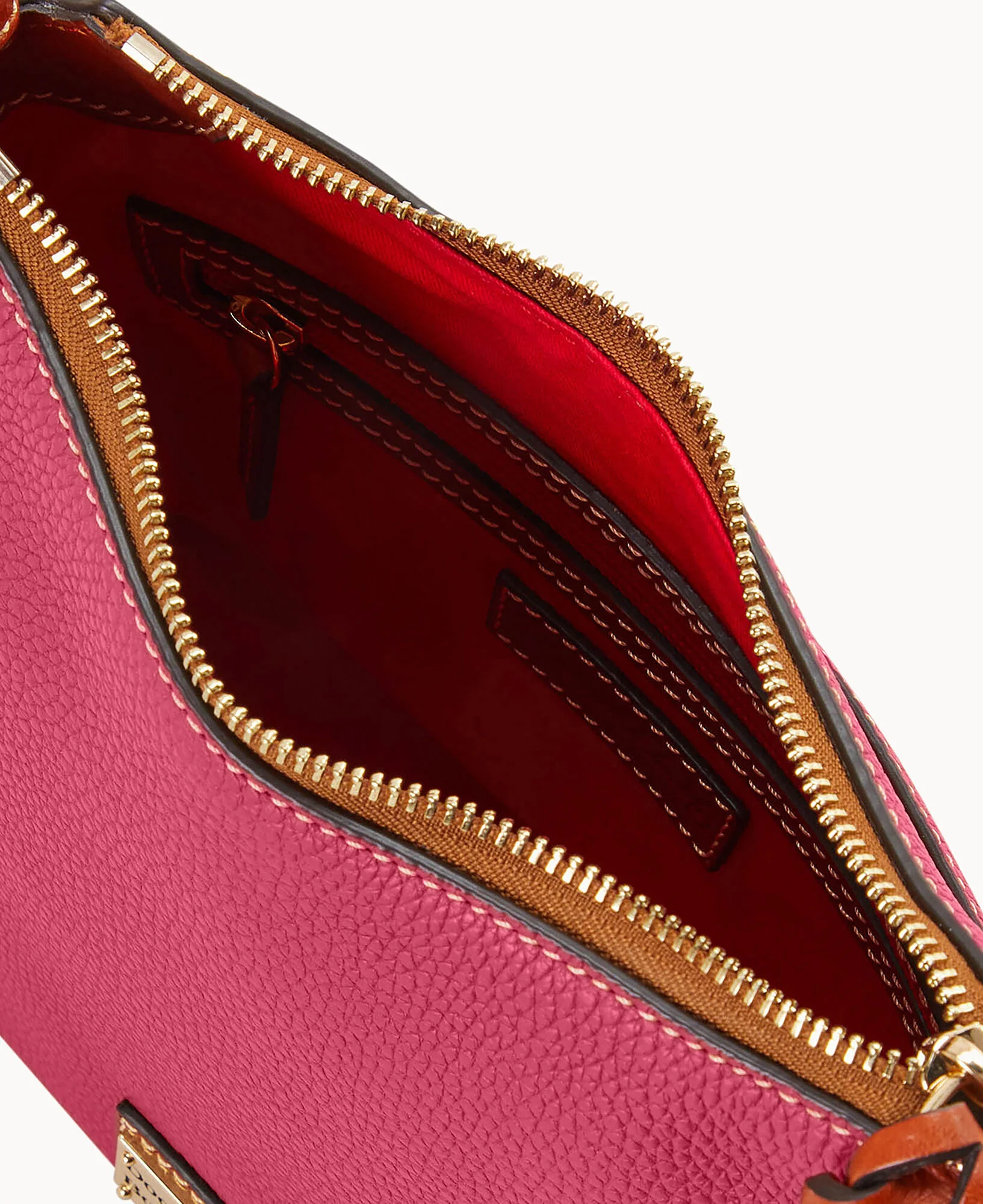 Pebble Grain Crossbody Hobo - Image 15