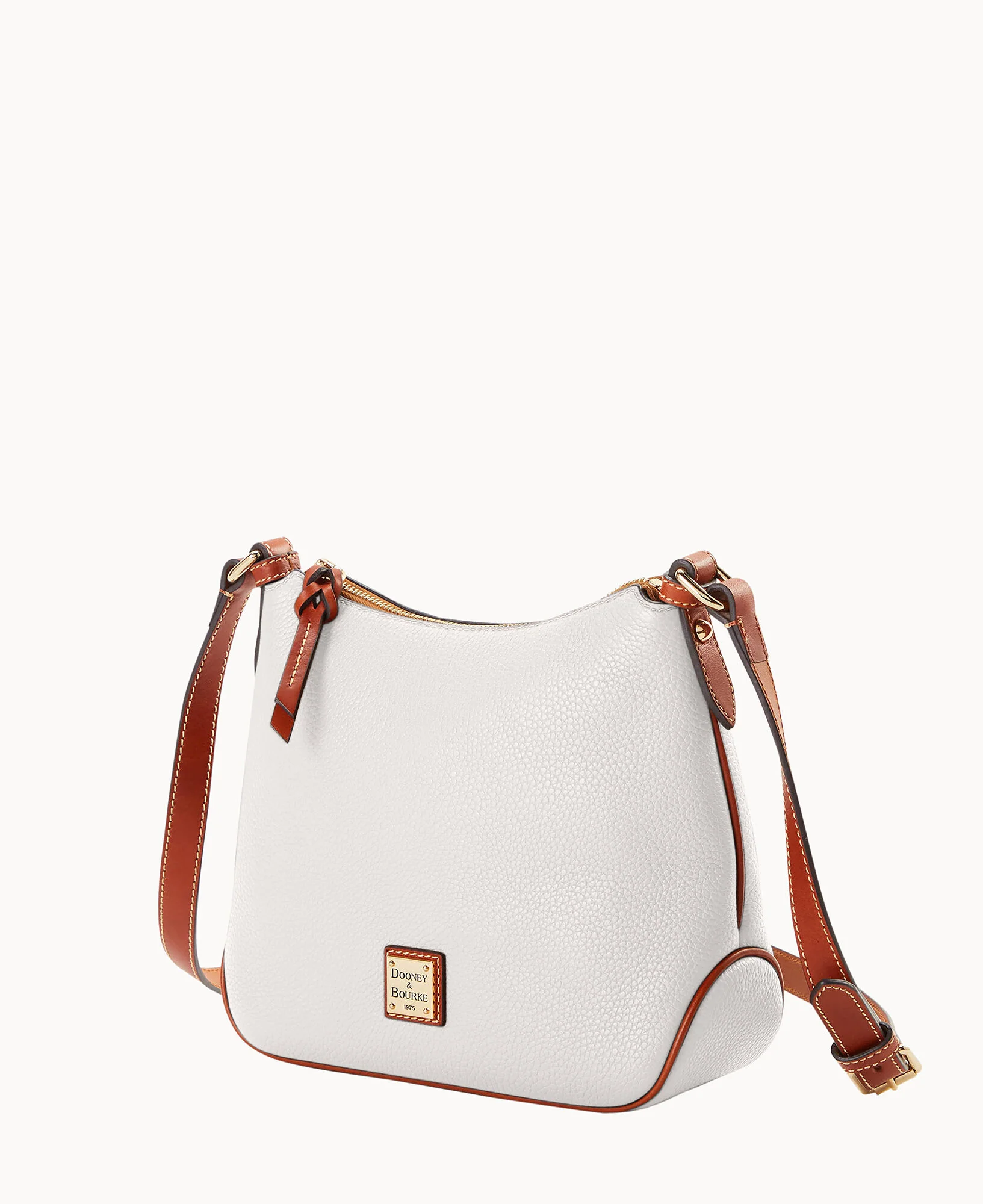 Pebble Grain Crossbody Hobo - Image 22
