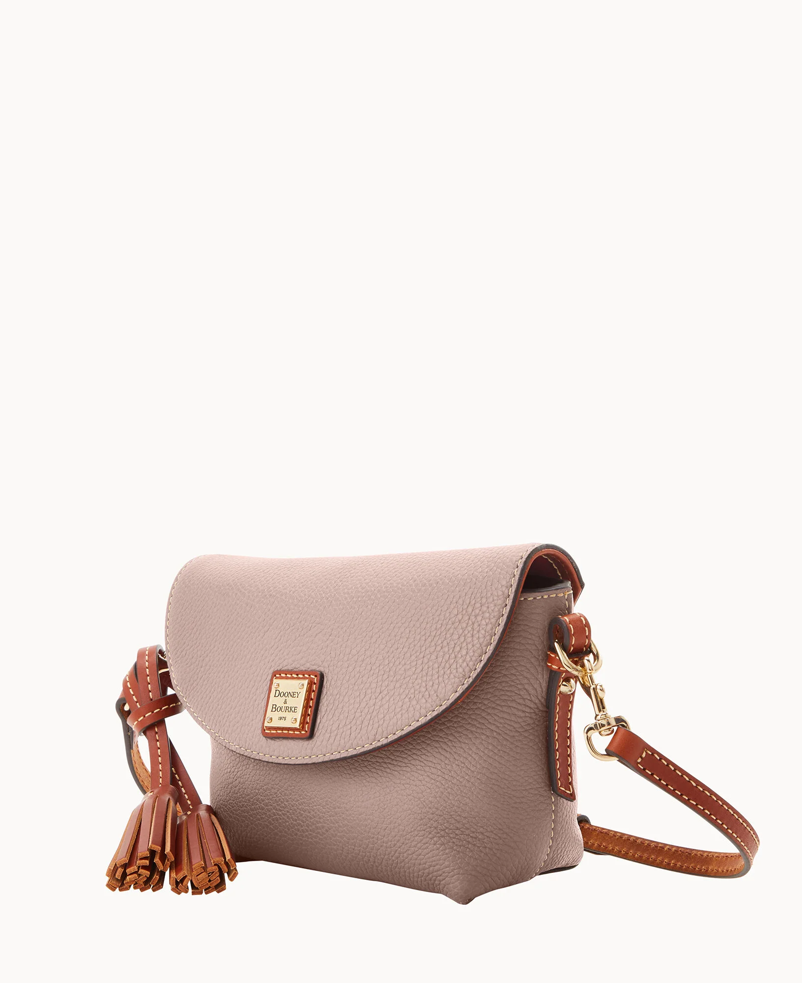 Pebble Grain Crossbody Saddle Bag - Image 43