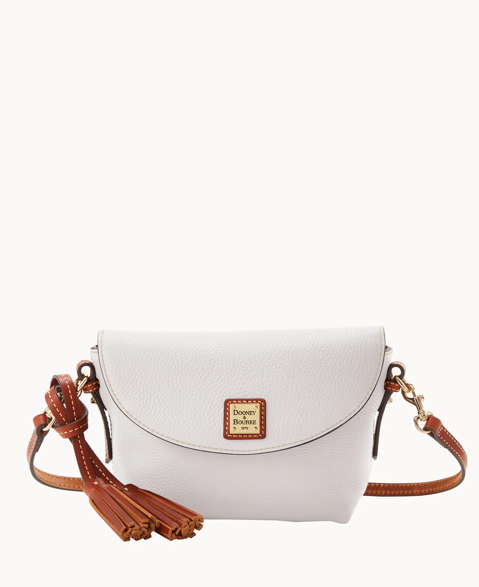 Pebble Grain Crossbody Saddle Bag - Image 54