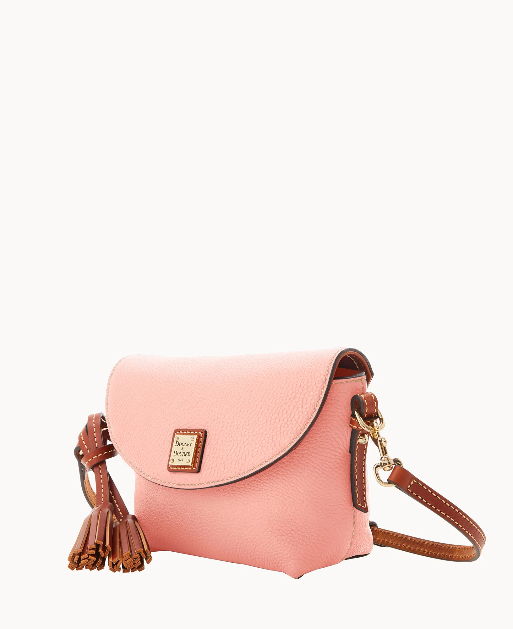 Pebble Grain Crossbody Saddle Bag - Image 79