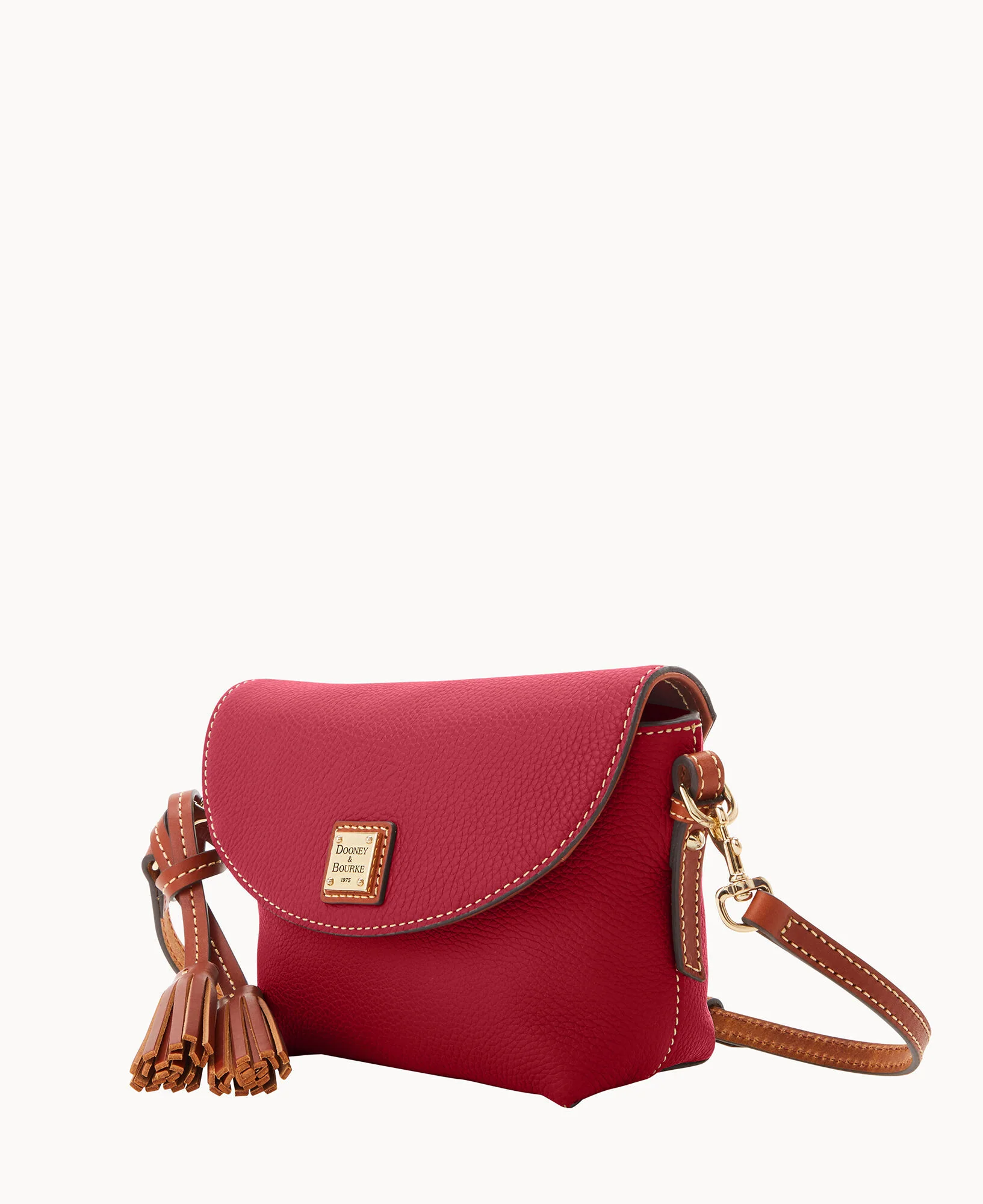 Pebble Grain Crossbody Saddle Bag - Image 92