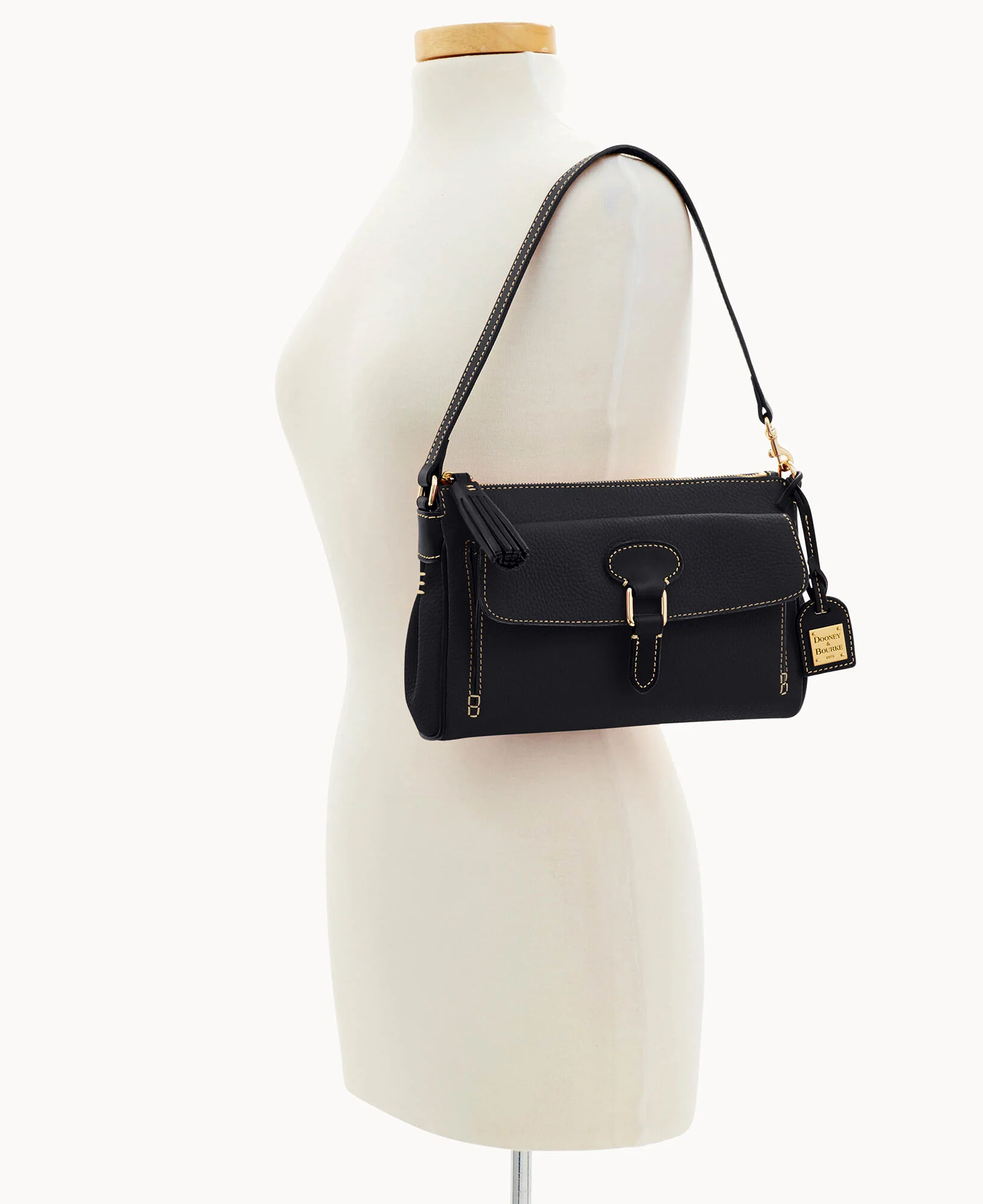 Pebble Grain Dana Pocket Clutch - Image 9