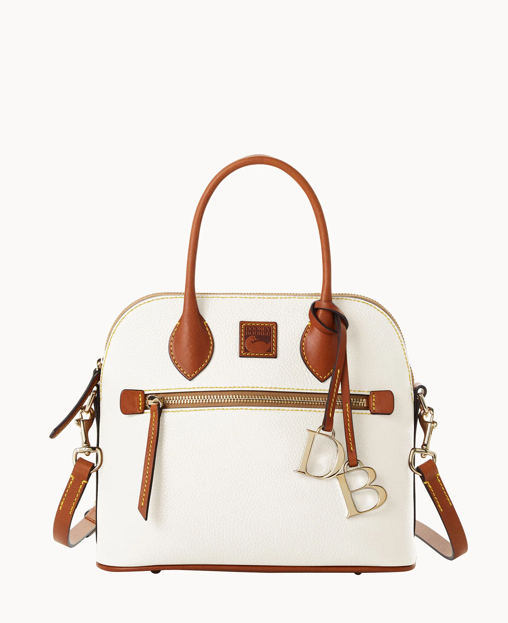 Pebble Grain Domed Satchel - Image 32