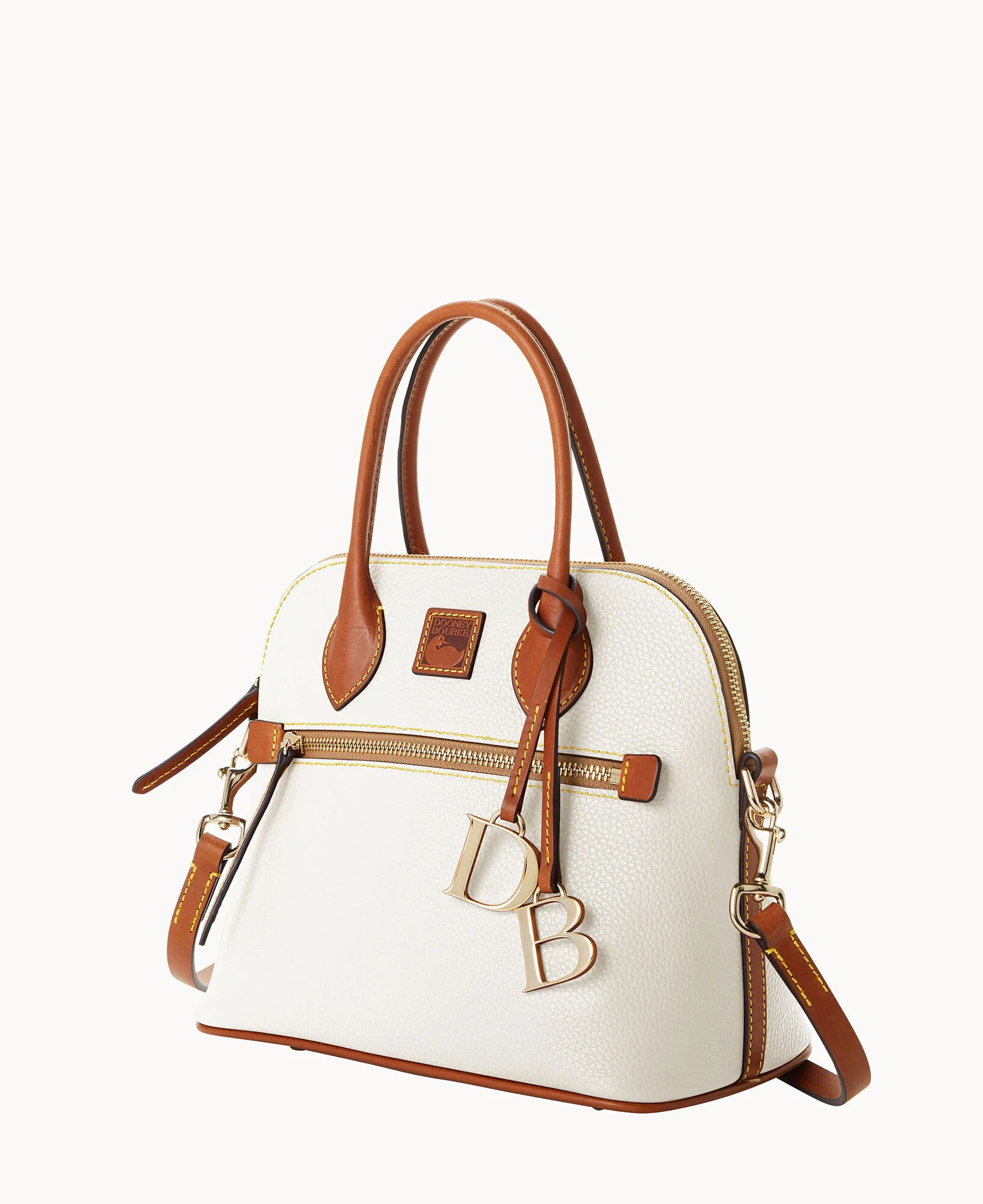 Pebble Grain Domed Satchel - Image 33