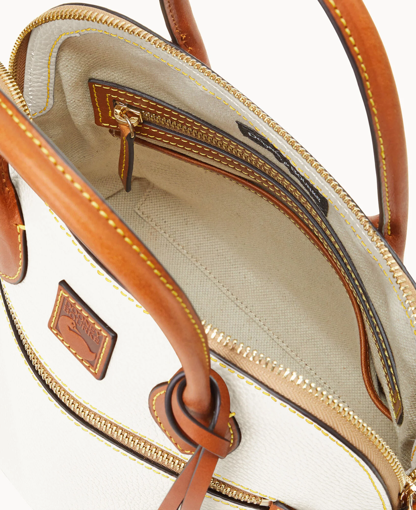 Pebble Grain Domed Satchel - Image 34