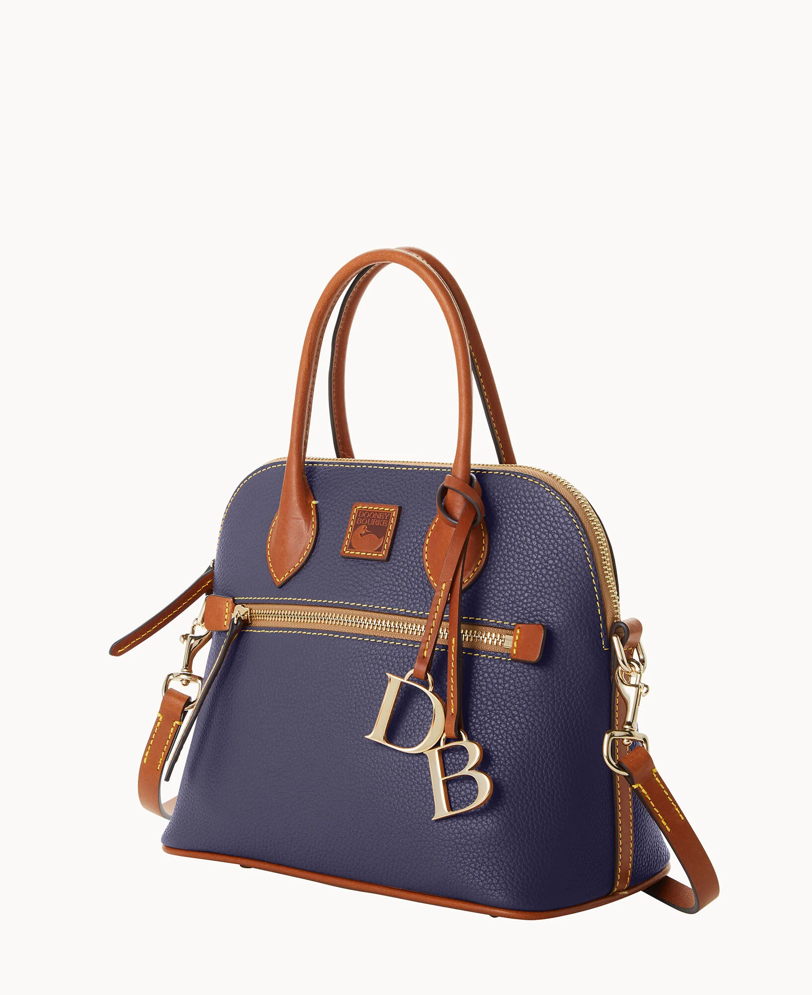 Pebble Grain Domed Satchel - Image 37