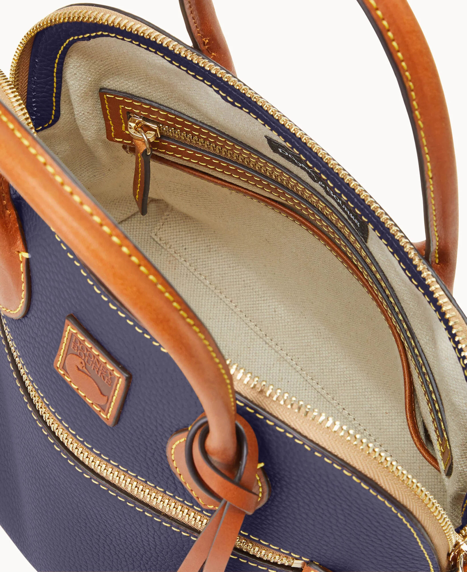 Pebble Grain Domed Satchel - Image 38