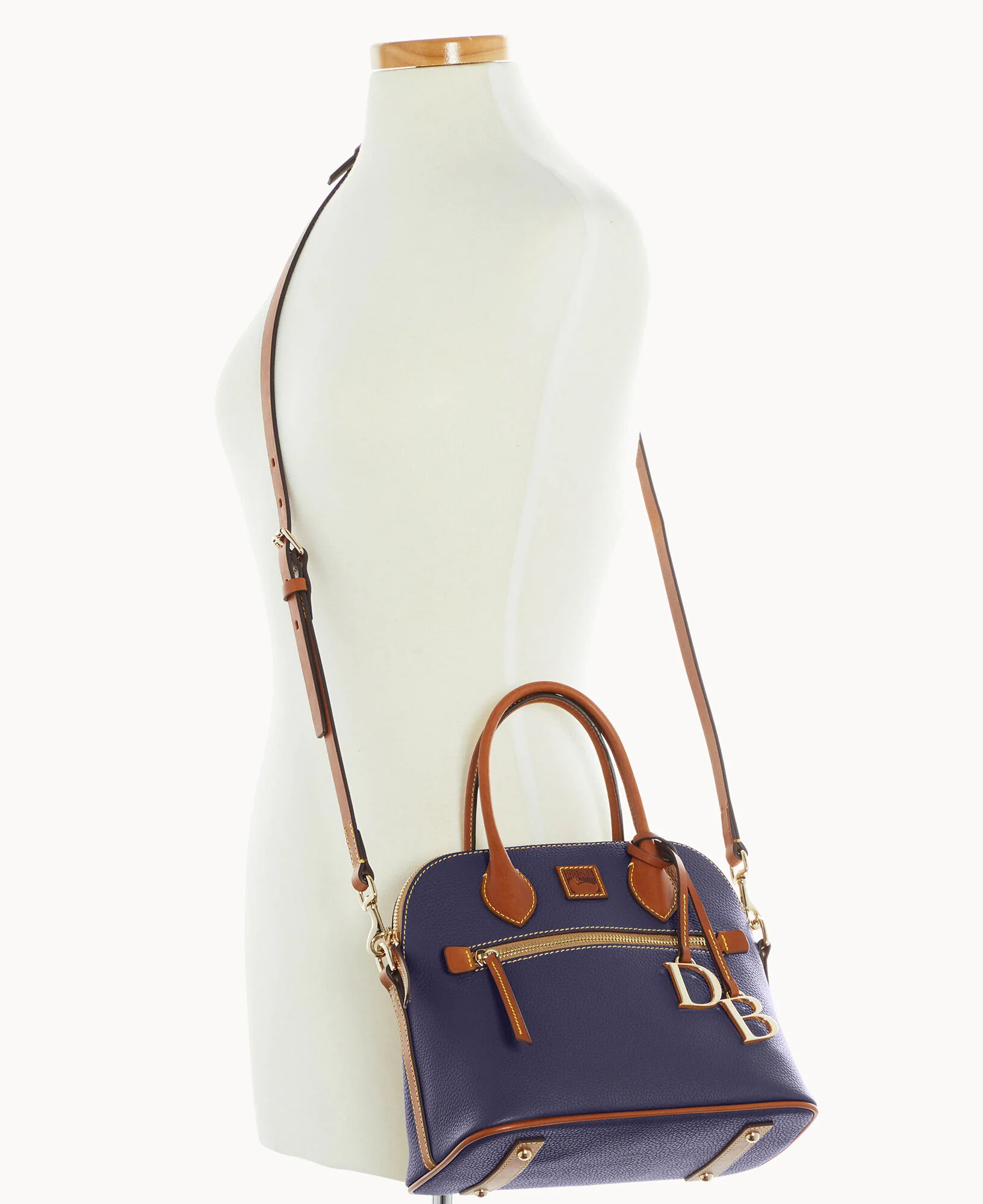 Pebble Grain Domed Satchel - Image 39